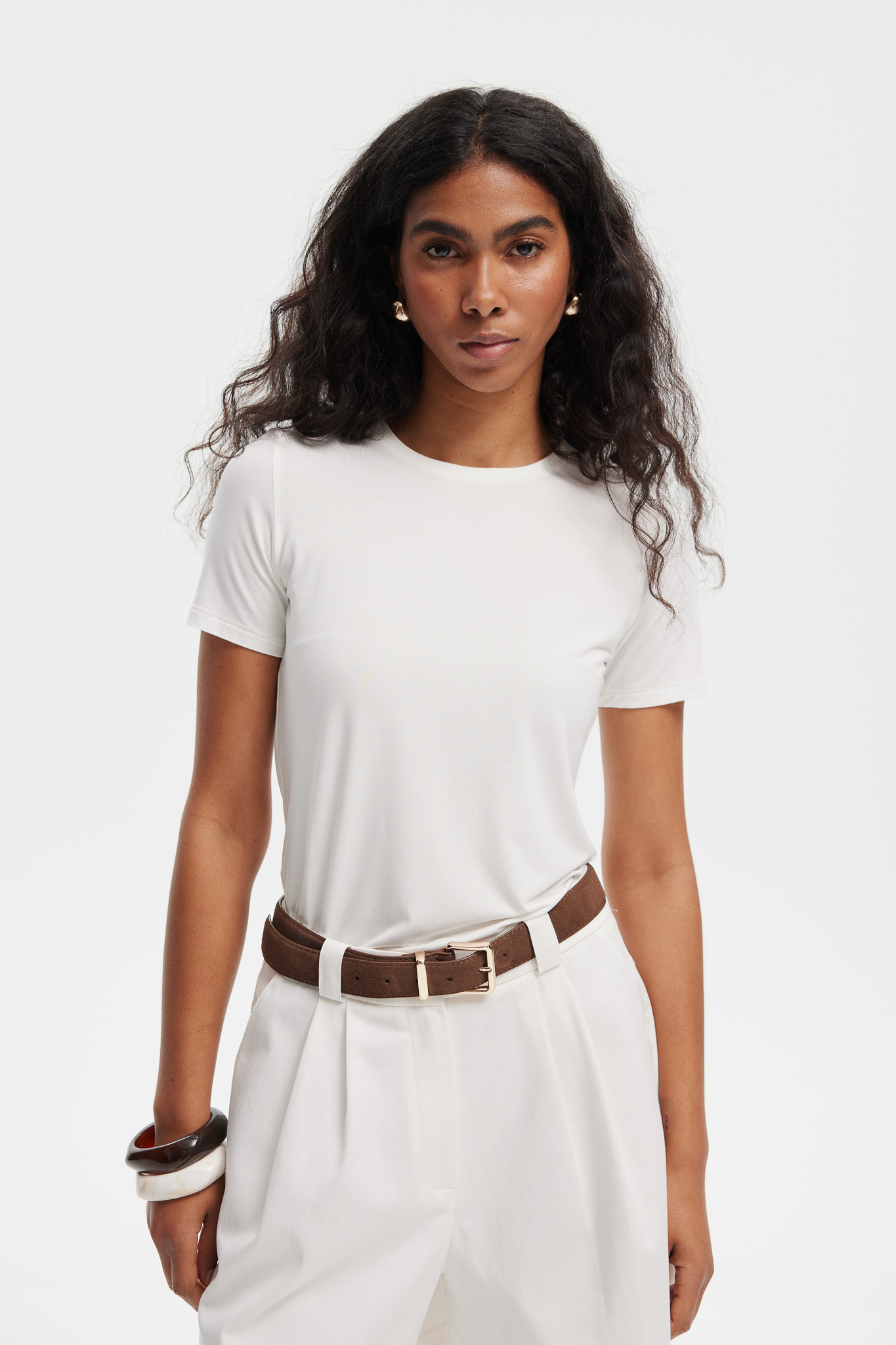 T-SHIRT NINA ECRU XL - Flawless