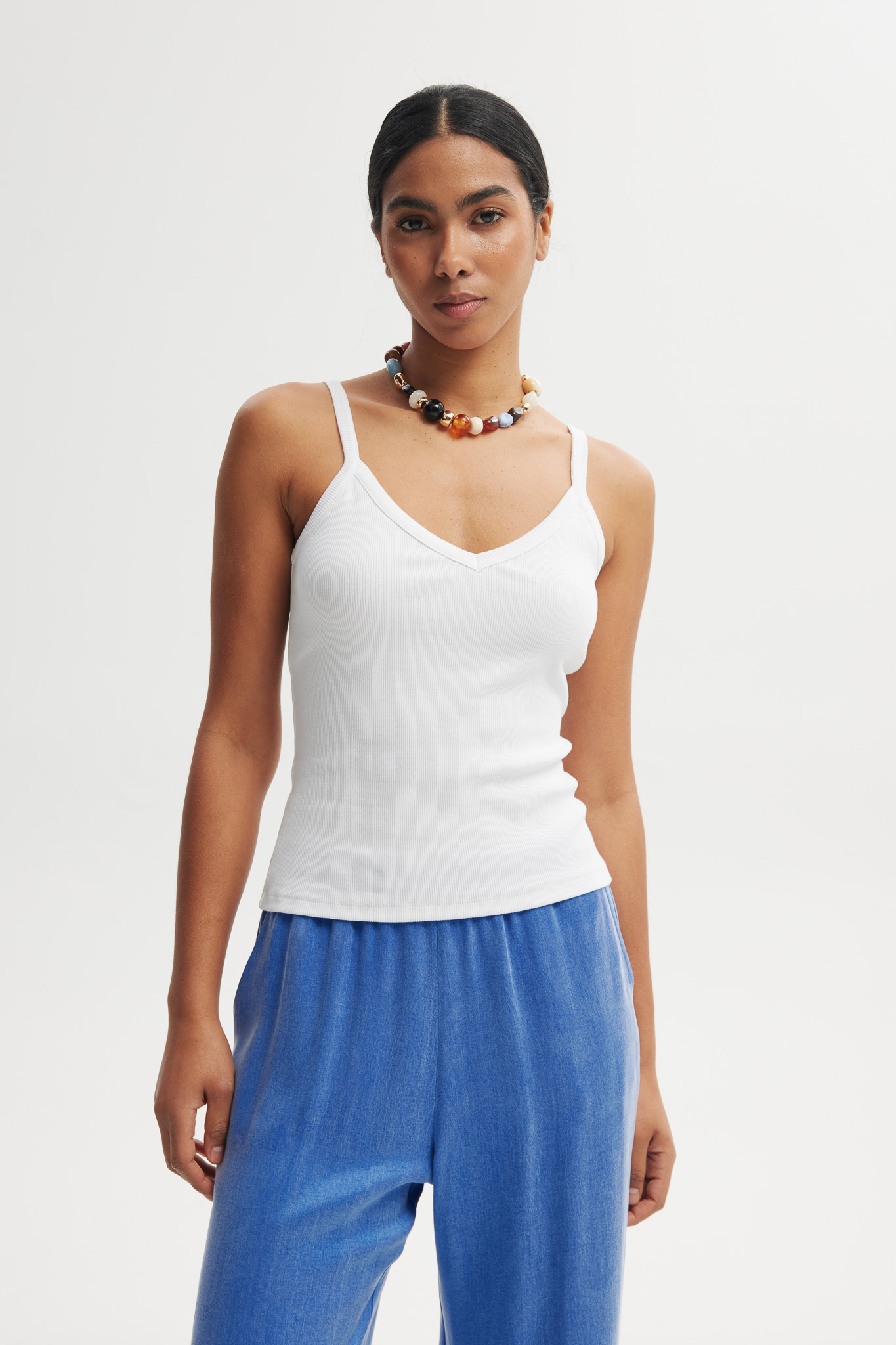 TOP CAMI BIAŁY XS - Flawless