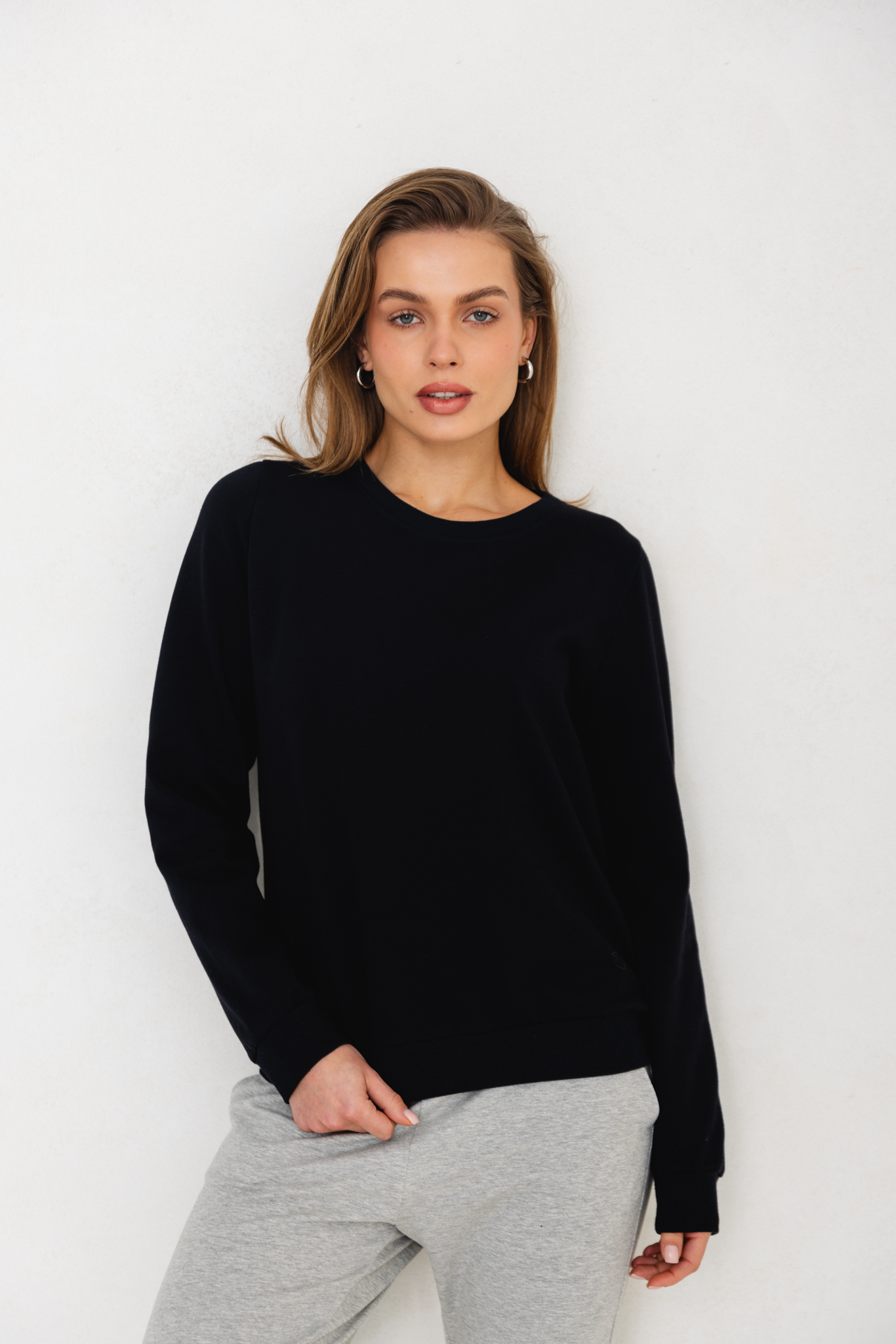 BLUZA LENA CZARNA M - Flawless