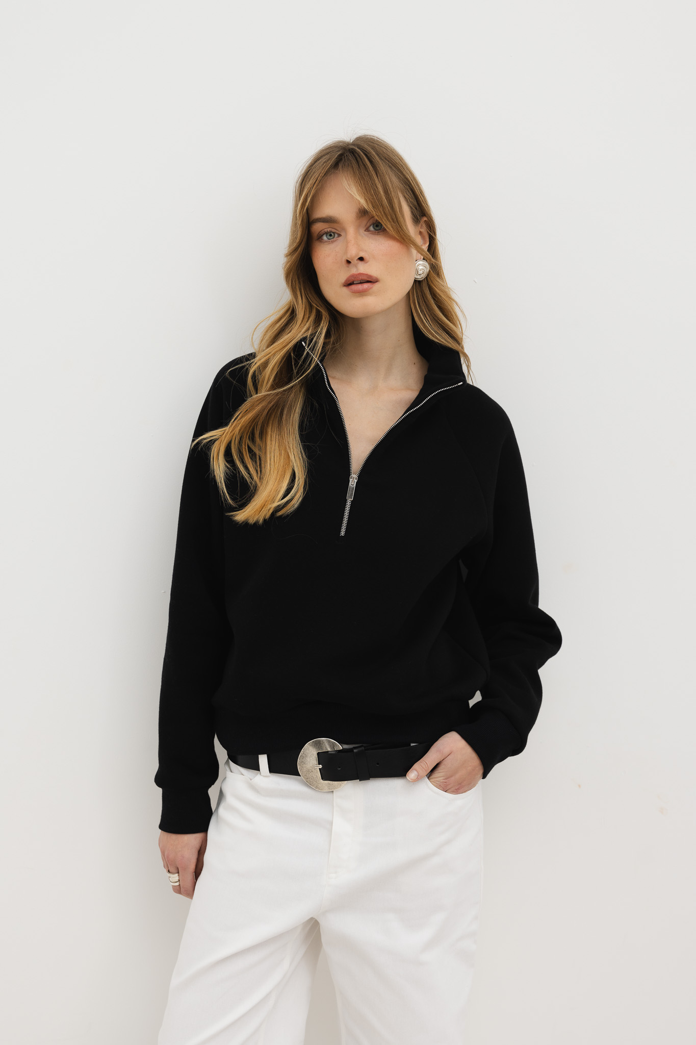 BLUZA VIKI CZARNA M - Flawless