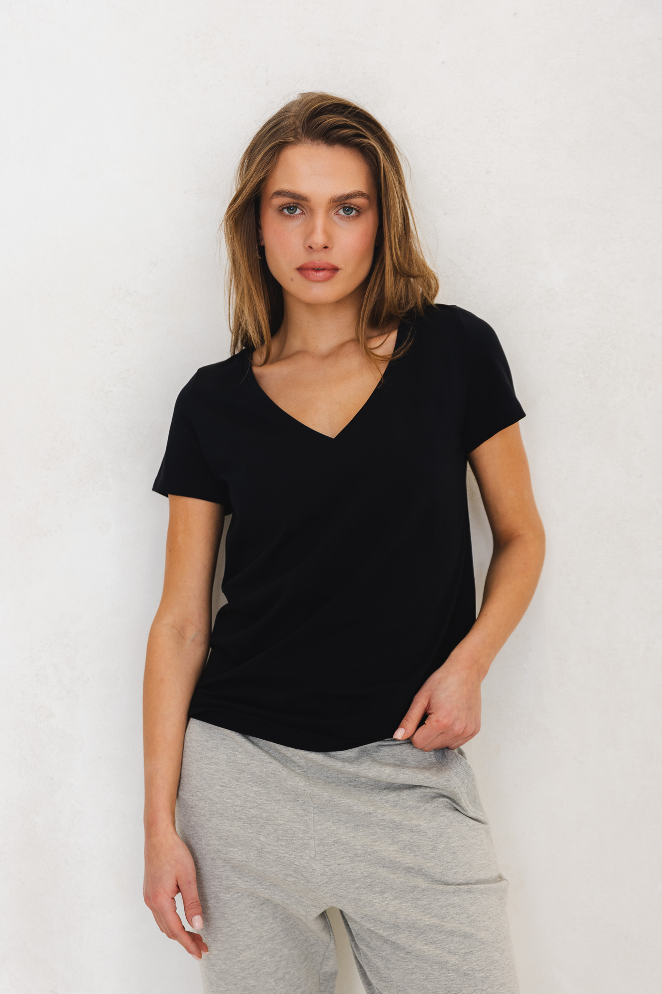 T-SHIRT KLARA CZARNY L - Flawless