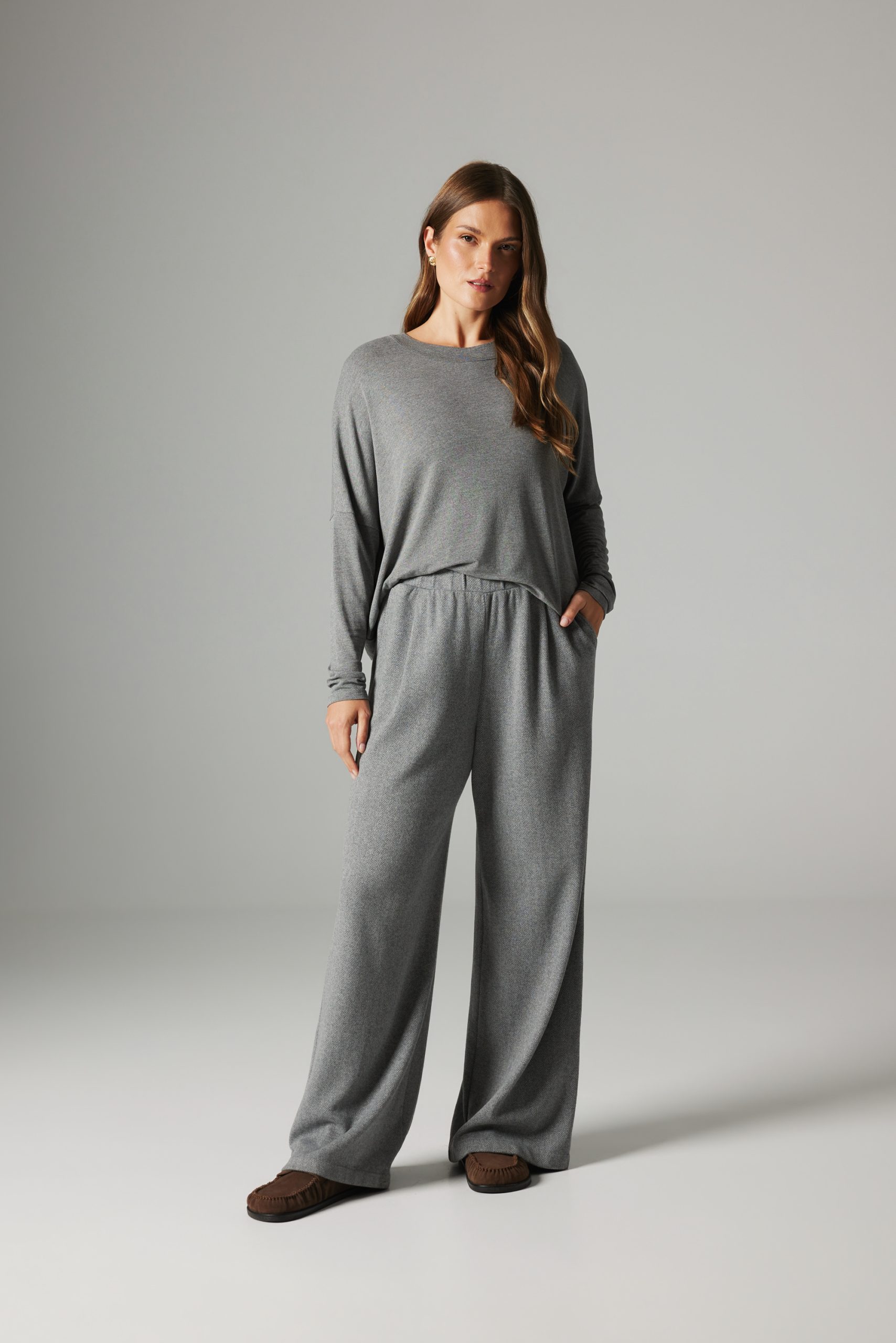 SPODNIE FREYA PETITE SZARE XL - Flawless