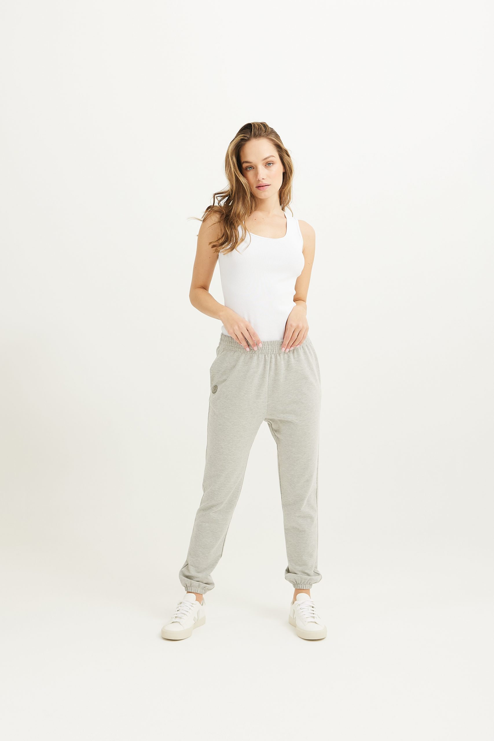 LEKKIE SPODNIE LOLA SZARE XS - Flawless