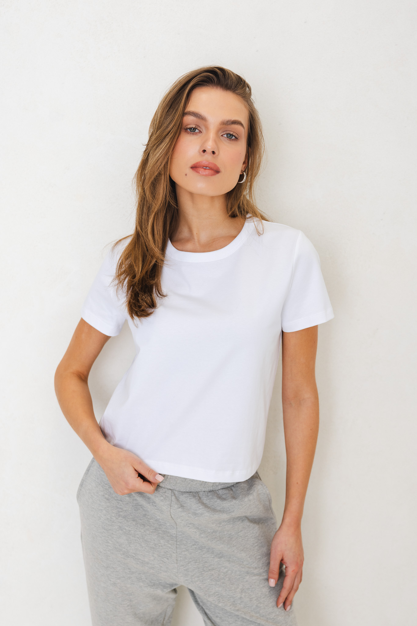 T-SHIRT PIPER BIAŁY L - Flawless