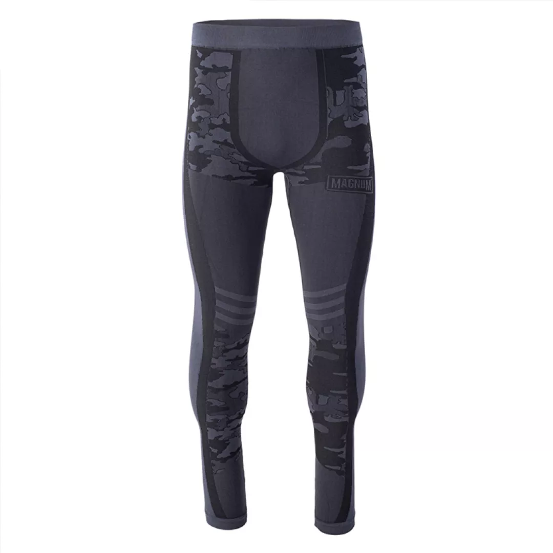 Spodnie termoaktywne Magnum Camo Bottom, męskie - szare, Rozmiar L