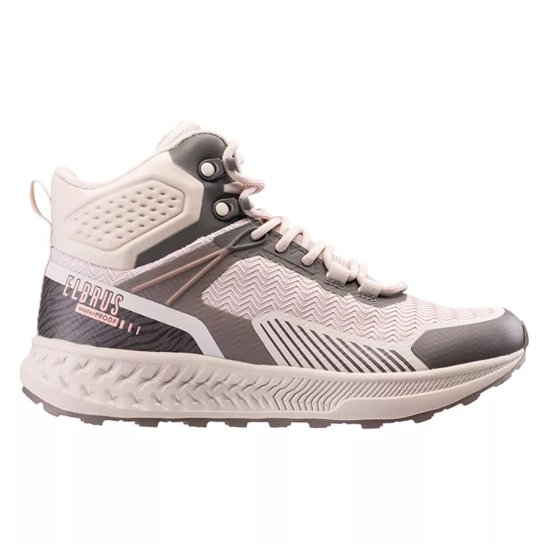 Buty trekkingowe damskie Elbrus Eline Mid WP Wo's - beżowe, Rozmiar buta 39