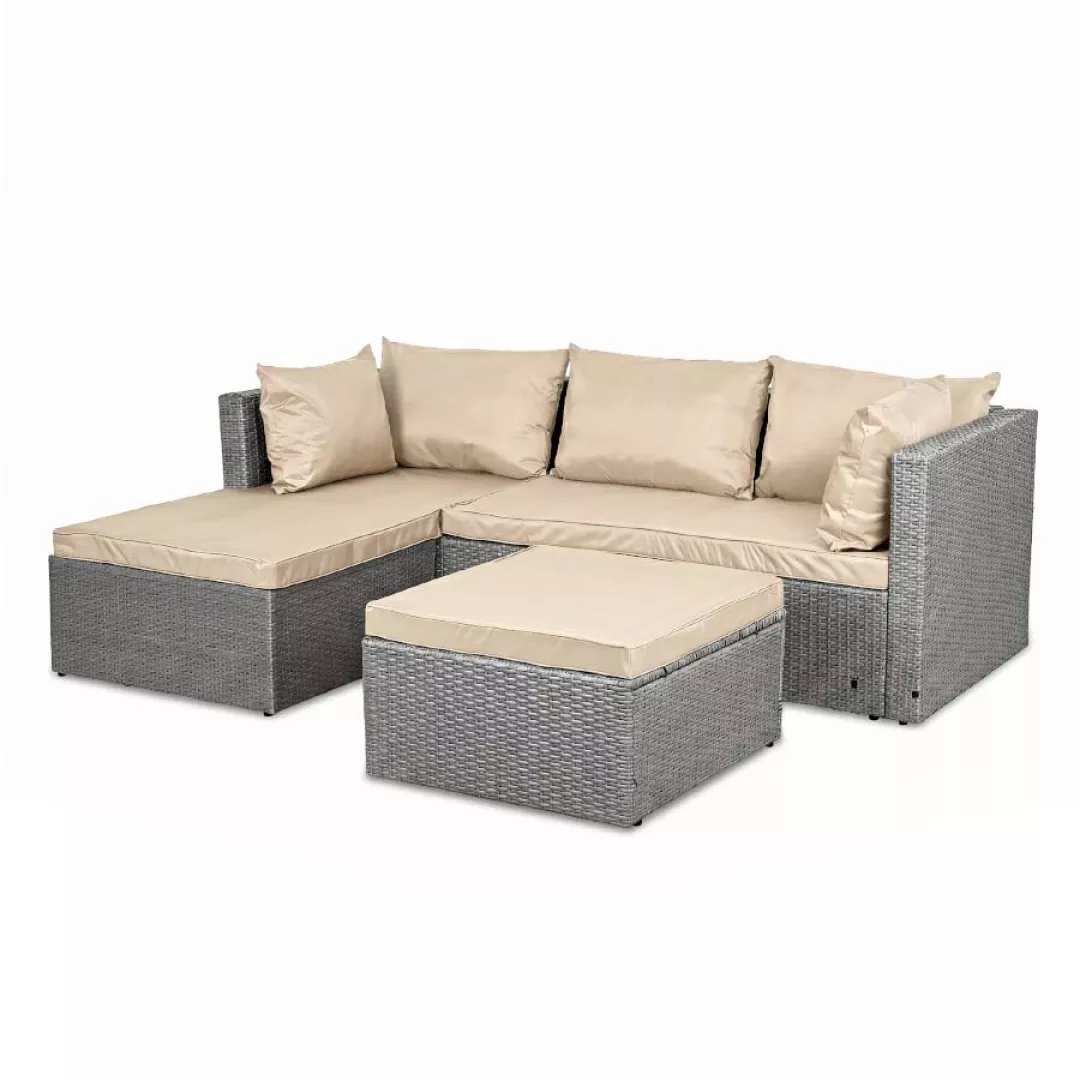 Narożnik ogrodowy z technorattanu GardenLine ST-910 Avila + pokrowiec GRATIS!