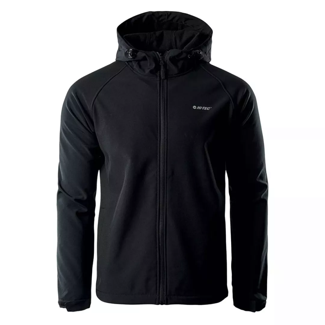 Kurtka męska Softshell Hi-Tec Neti - czarna, Rozmiar XXL
