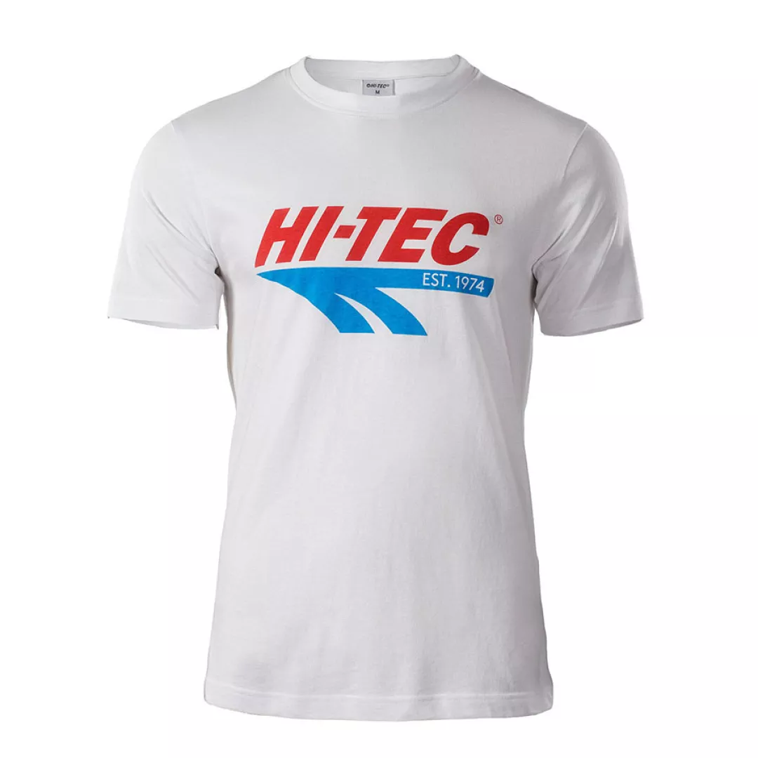Koszulka męska Hi-Tec Retro - biała, Rozmiar XL