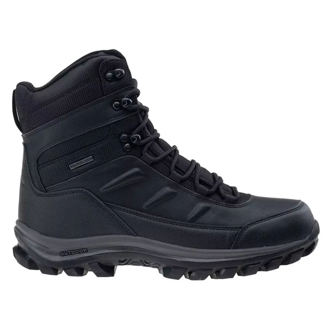 Buty trekkingowe zimowe męskie Elbrus Spike Mid Wp - czarne, Rozmiar buta 42