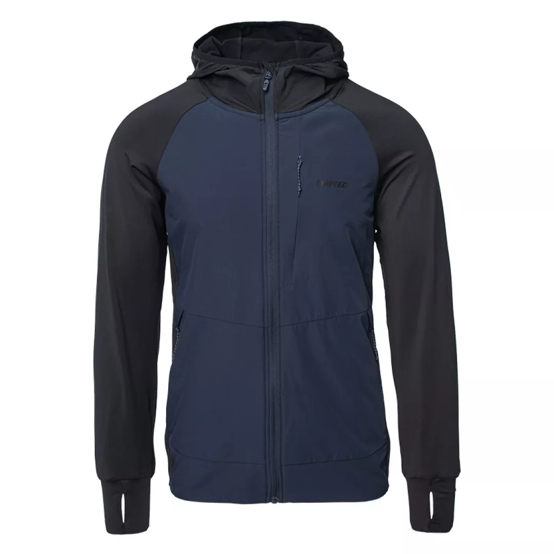 Bluza męska Hi-Tec Jorse - granatowo-czarna, Rozmiar XXXL