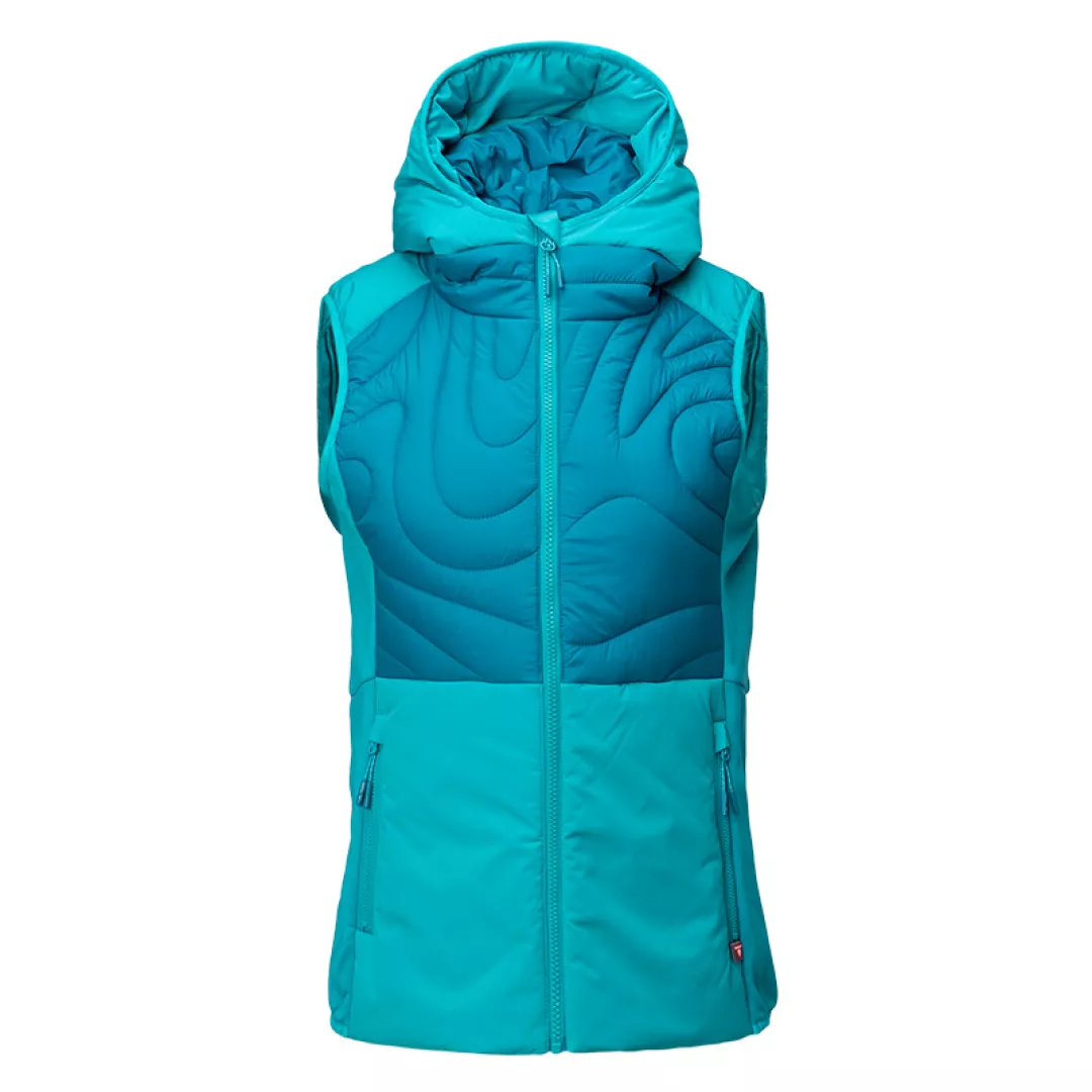 Kamizelka damska pikowana Elbrus Mado Vest Wo's Primaloft - morska, Rozmiar XL