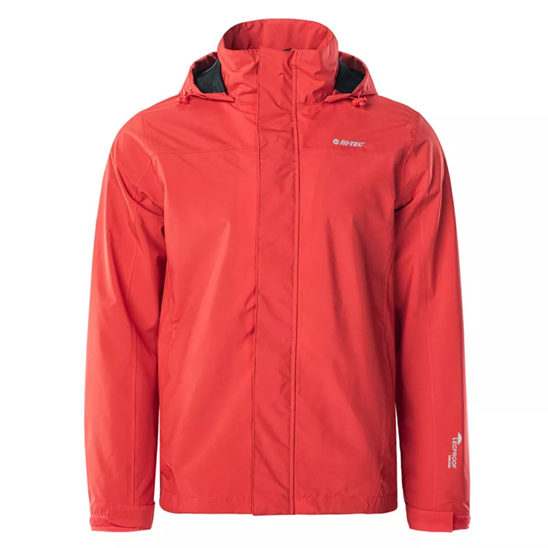 Kurtka męska Softshell Hi-Tec Oscar - czerwona, Rozmiar XL