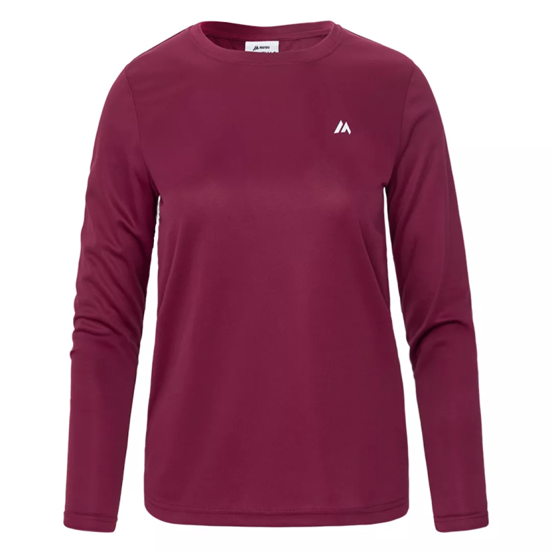 Koszulka z długim rękawem Martes Essentials Lady Lope LS - śliwka, Rozmiar S