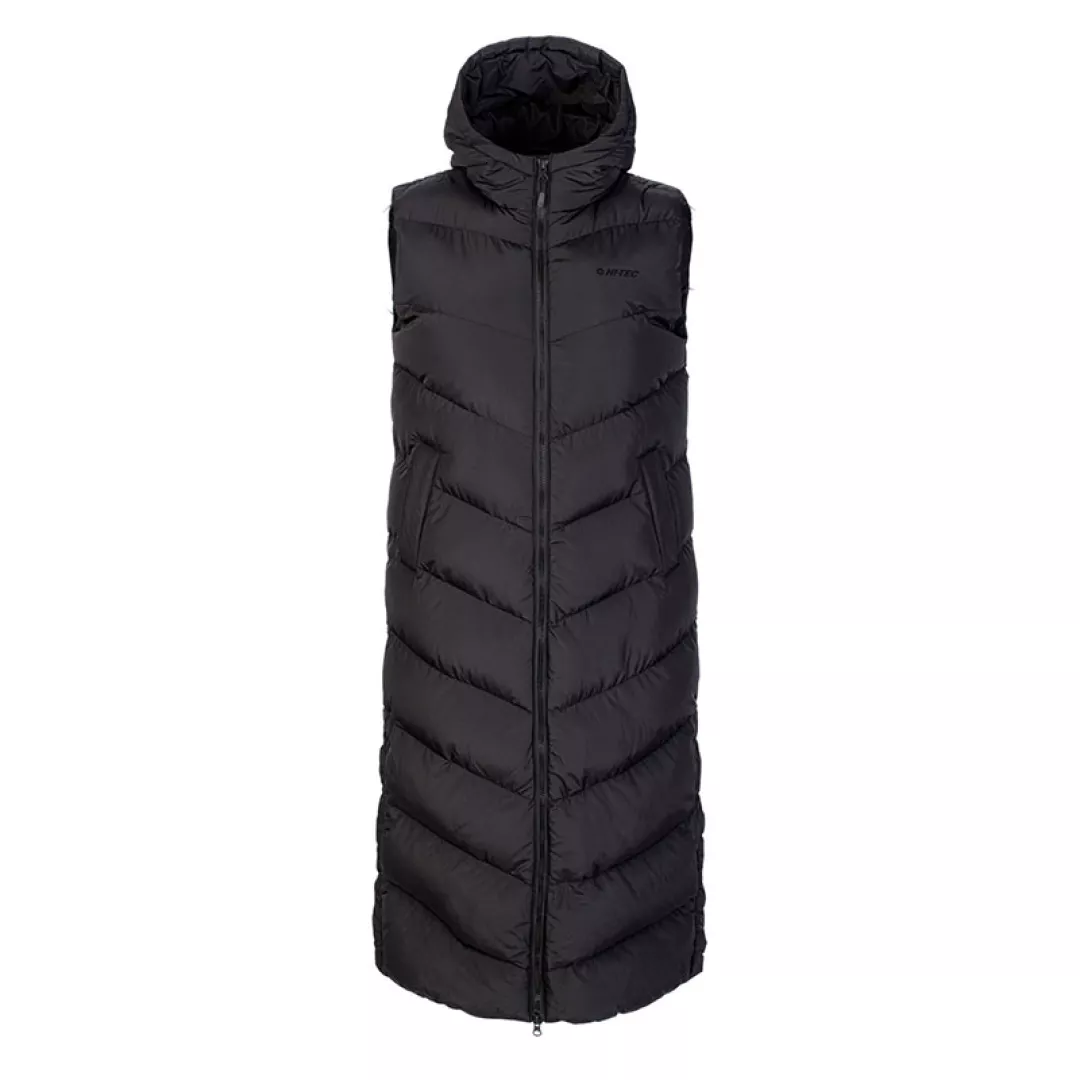 Kamizelka damska pikowana Hi-Tec Lady Gulietta - czarna, Rozmiar L