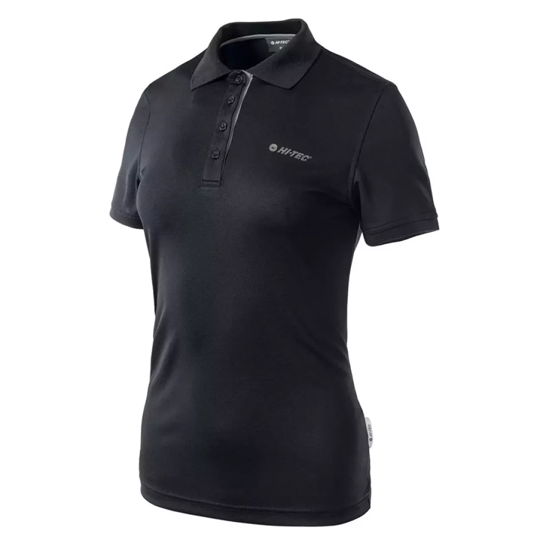 Koszulka polo damska Hi-Tec Lady Site - czarna, Rozmiar XL