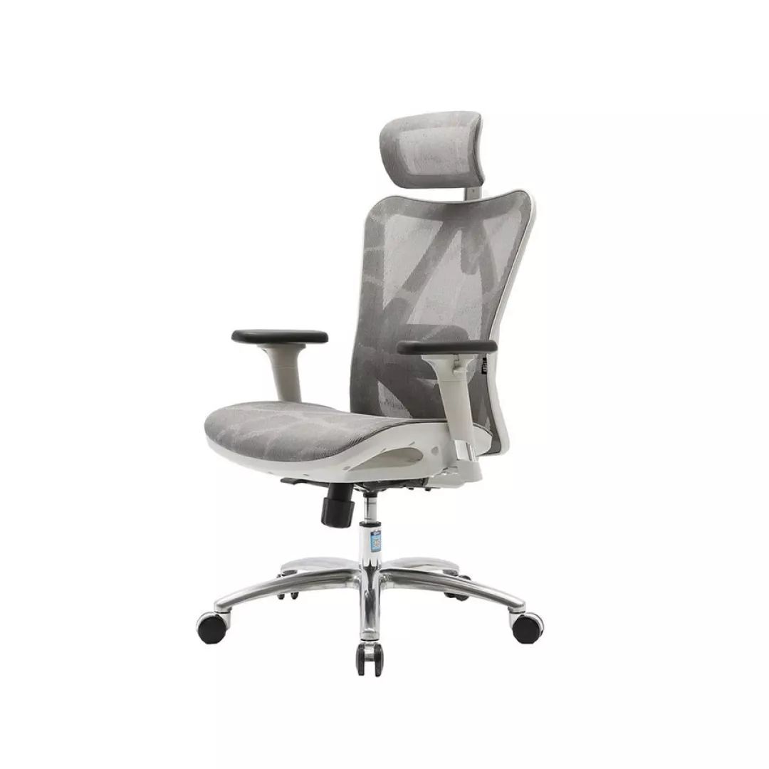 Fotel ergonomiczny Angel biurowy obrotowy kalistO - szary