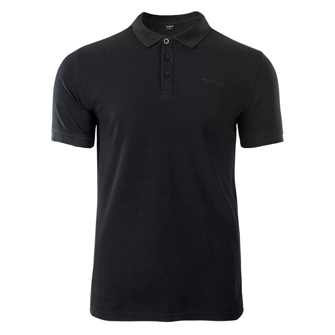 Koszulka polo męska Hi-Tec Romso - czarna, Rozmiar XXL