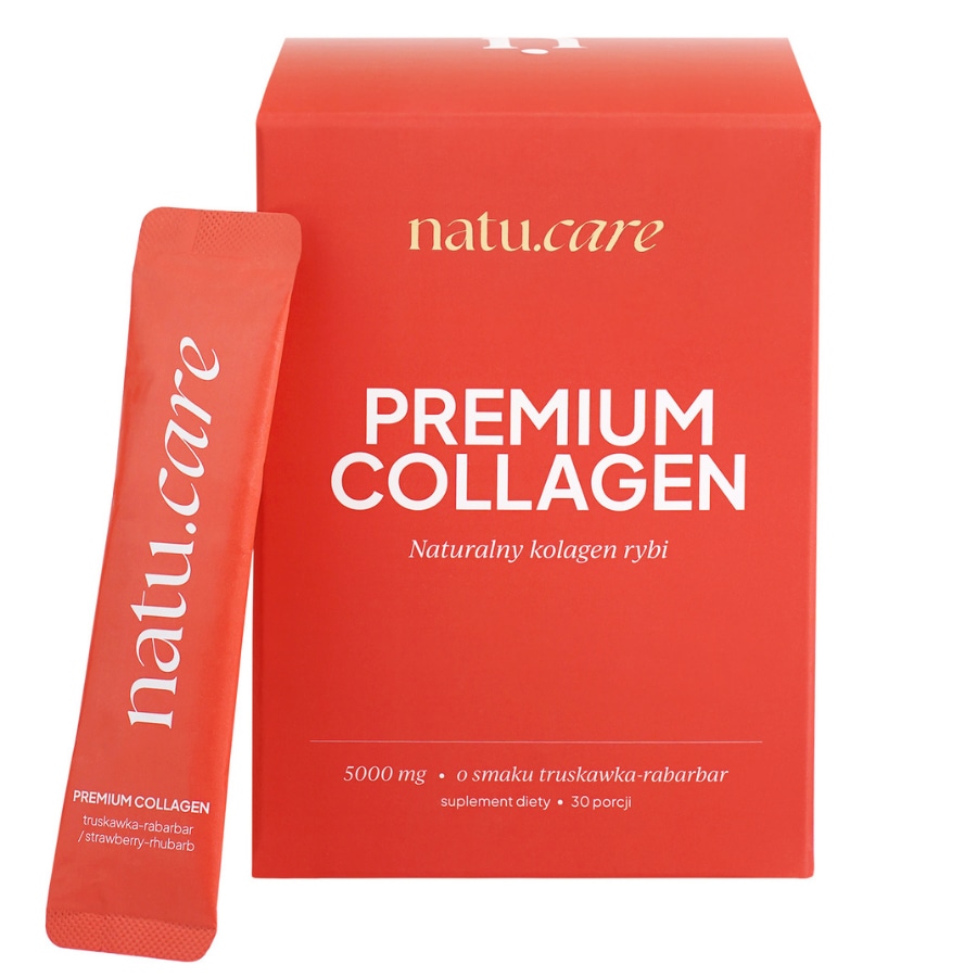 Premium Collagen Truskawka Rabarbar 5000 mg Suplement diety