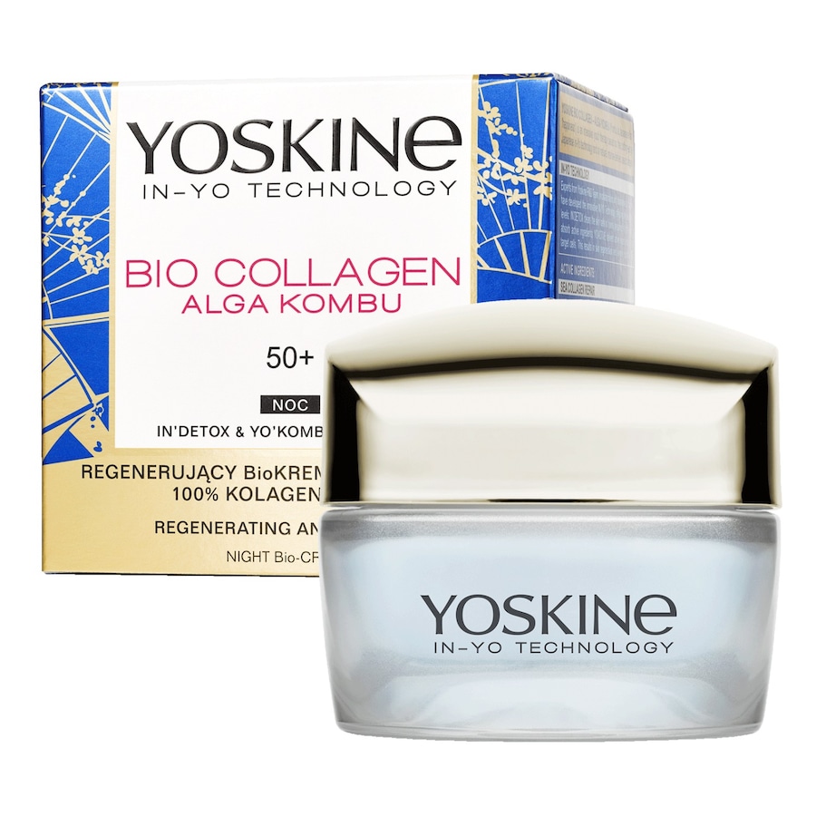 Yoskine Yoskine Bio Collagen, krem do twarzy na noc 50+, 50 ml Kremy przeciwzmarszczkowe Damski