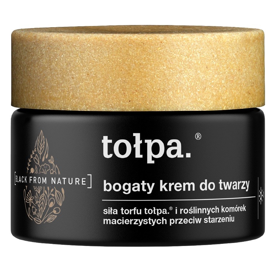 Tołpa Black from Nature Bogaty krem do twarzy na dzień Kremy na dzień 50 ml