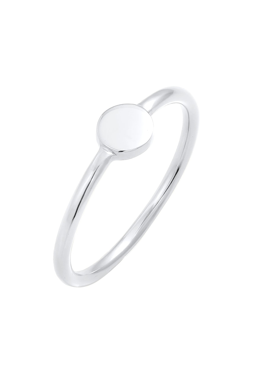 Elli Damski pierścionek do łączenia Geo Basic Trend Blogger w srebrze 925 Sterling Silver Pierścionki 1 ct