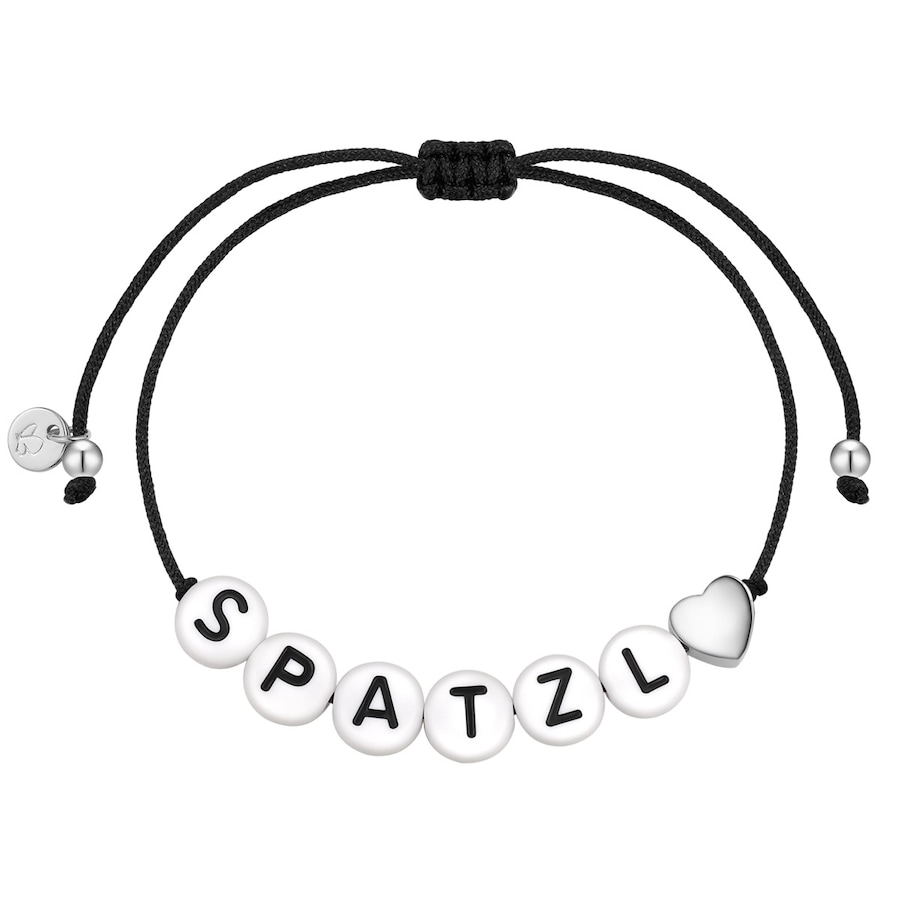 Glanzstücke München Bransoletka Herz/SPATZL z srebra próby 925 w kolorze srebrnym Bransoletki 1 ct Damski