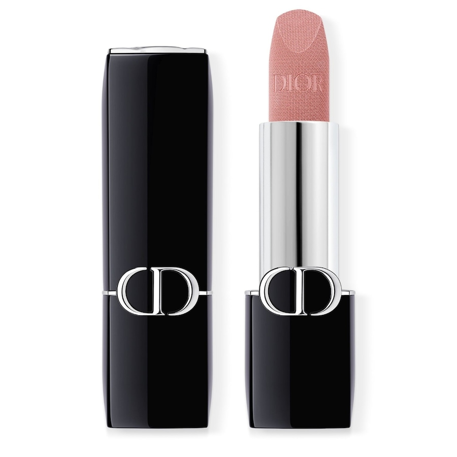 Dior Rouge Długotrwała Pomadka Do Ust - 2 Wykończenia Velvet | Satin Szminki 3,5 G 220 - Beige Couture
