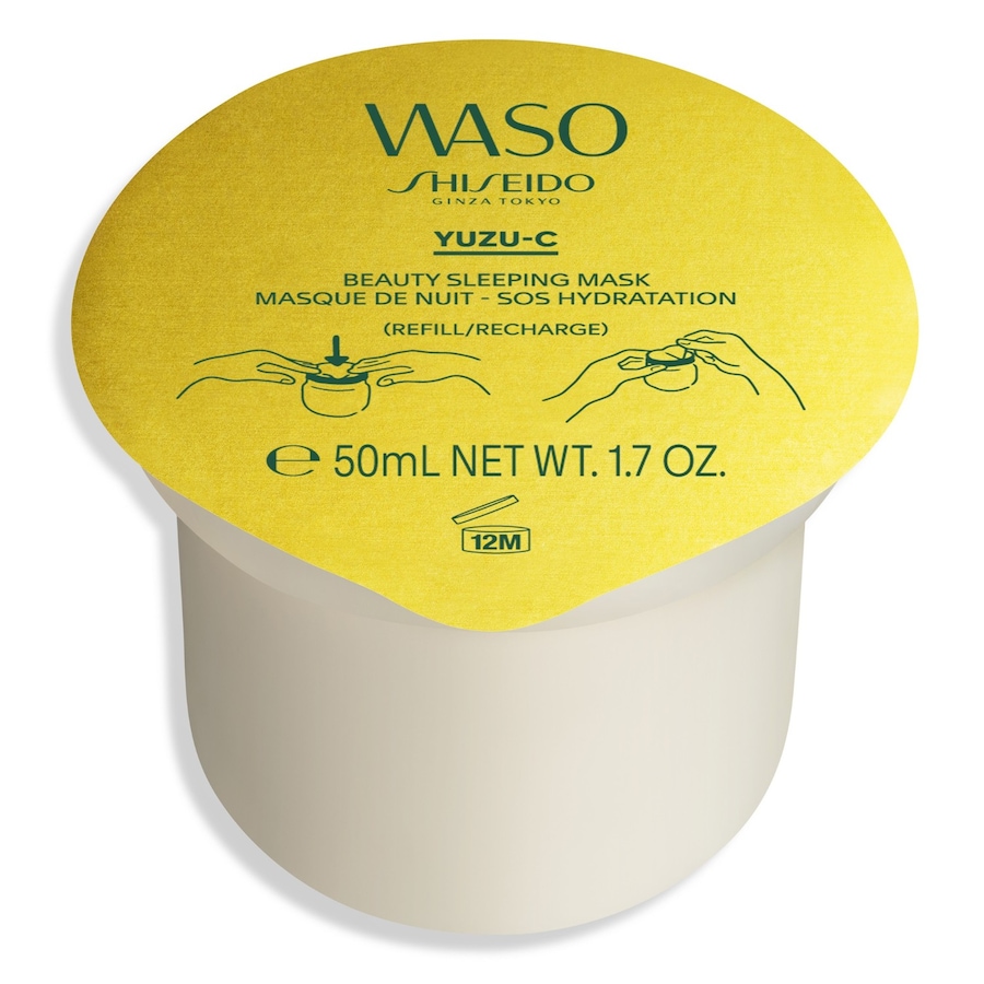 Shiseido Waso Yuzu-C Beauty Sleeping Mask Maseczki Nawilżające 50 Ml