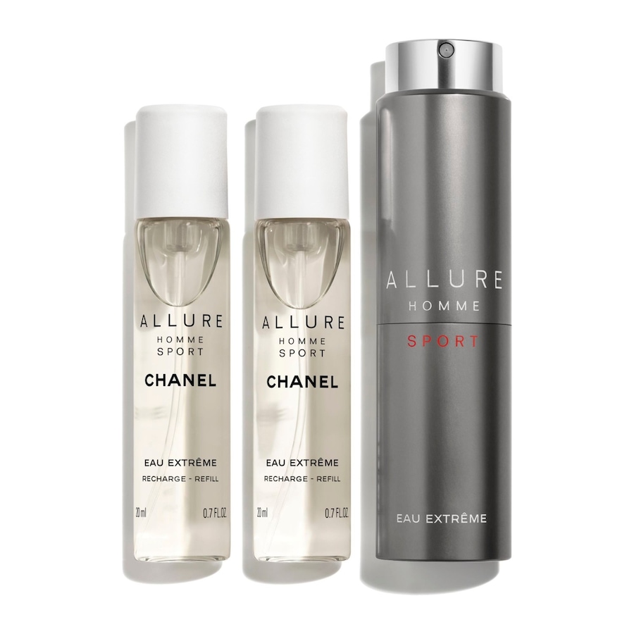 CHANEL ALLURE HOMME SPORT EXTRÊME ALLURE HOMME SPORT EAU EXTRÊME FLAKON TWIST AND SPRAY Z ZESTAWEM WYMIENNYCH WKŁADÓW 3 X 20 ml – EAU EXTRÊME Perfumy