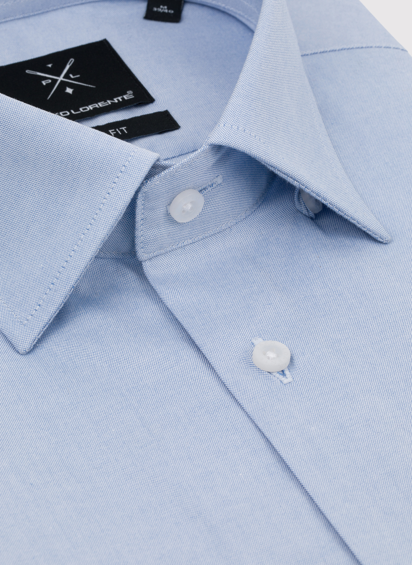 Niebieska bawełniana koszula męska - Pako Lorente