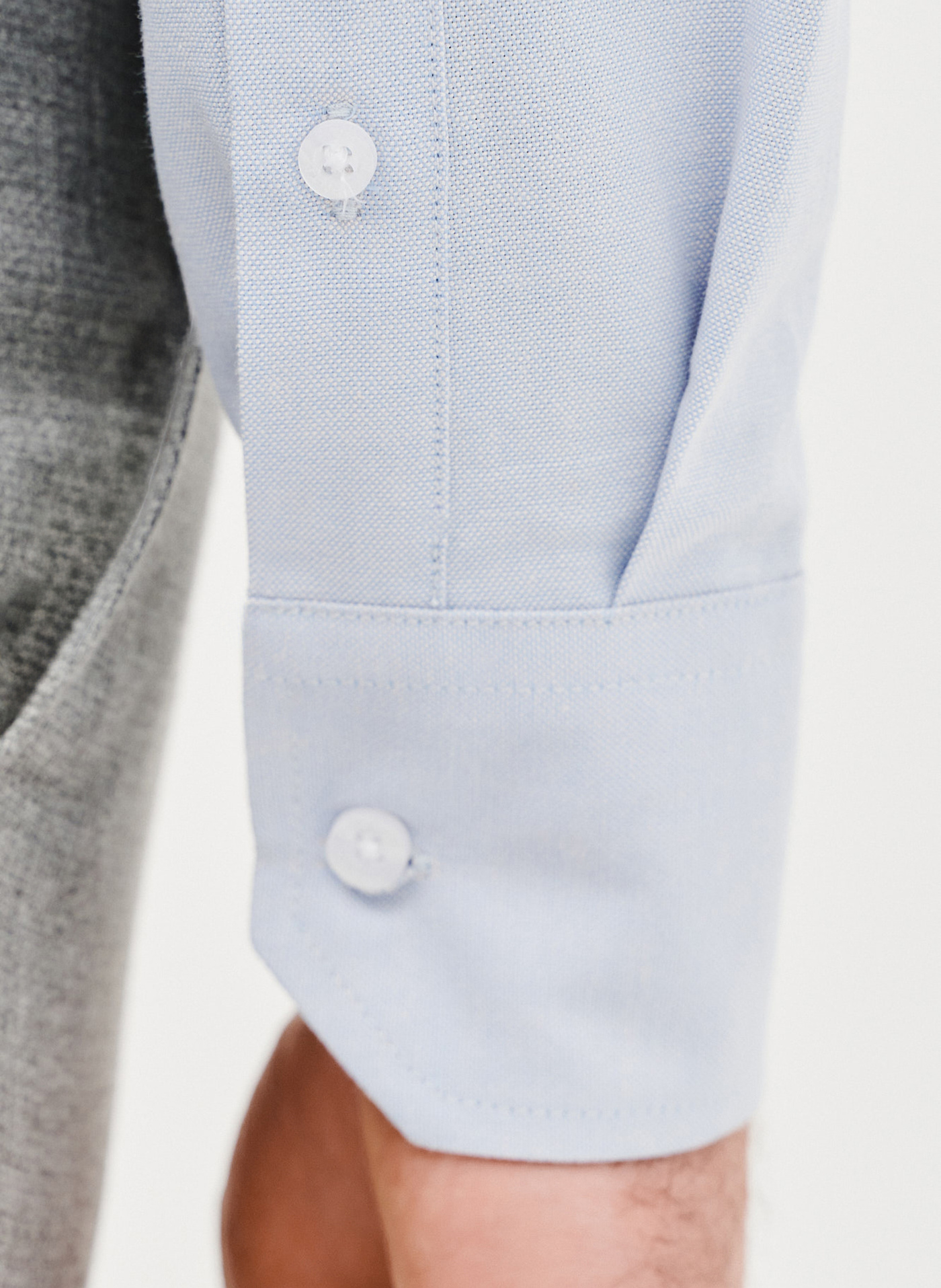 Niebieska bawełniana koszula męska - Pako Lorente