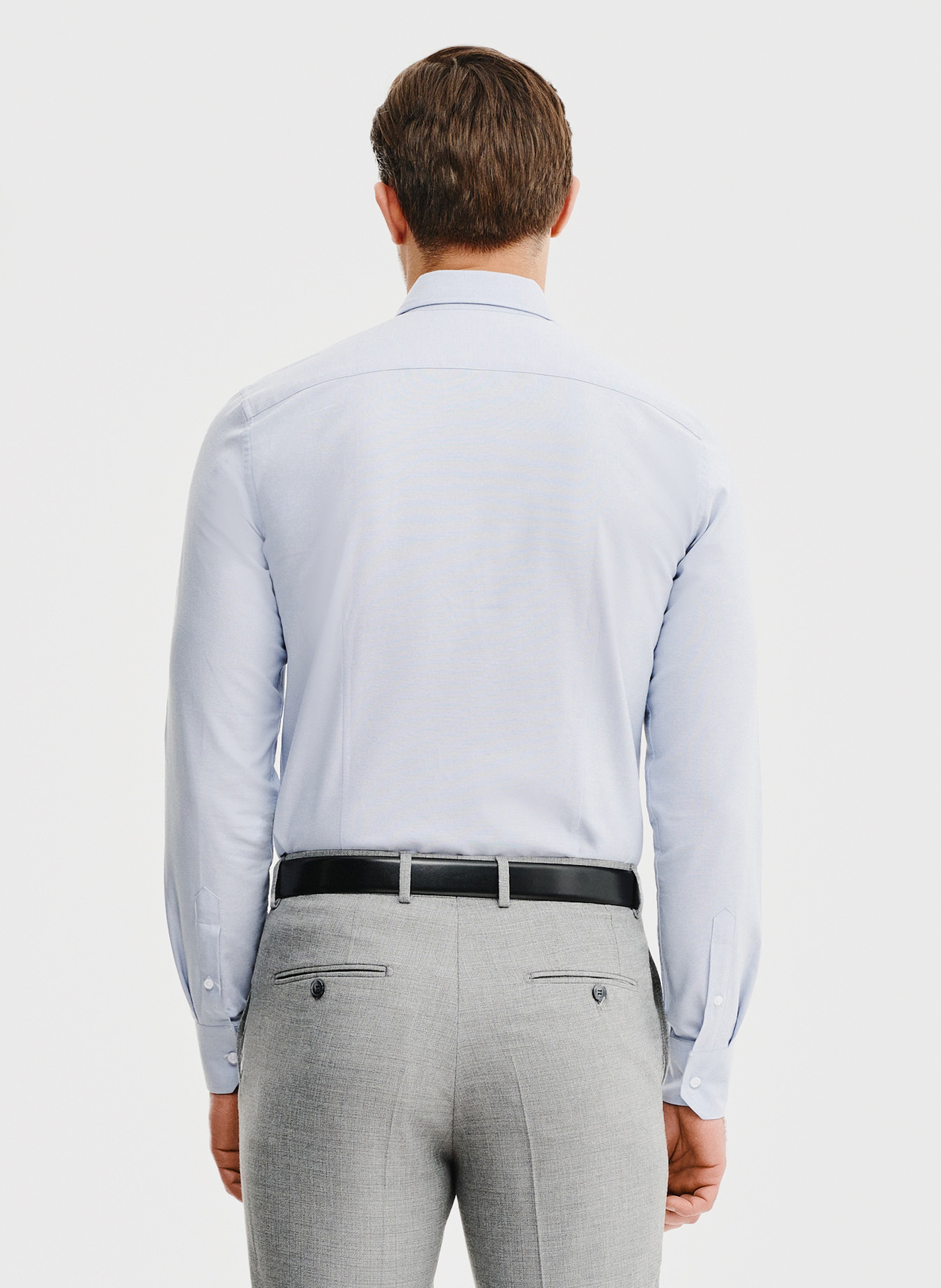 Niebieska bawełniana koszula męska - Pako Lorente