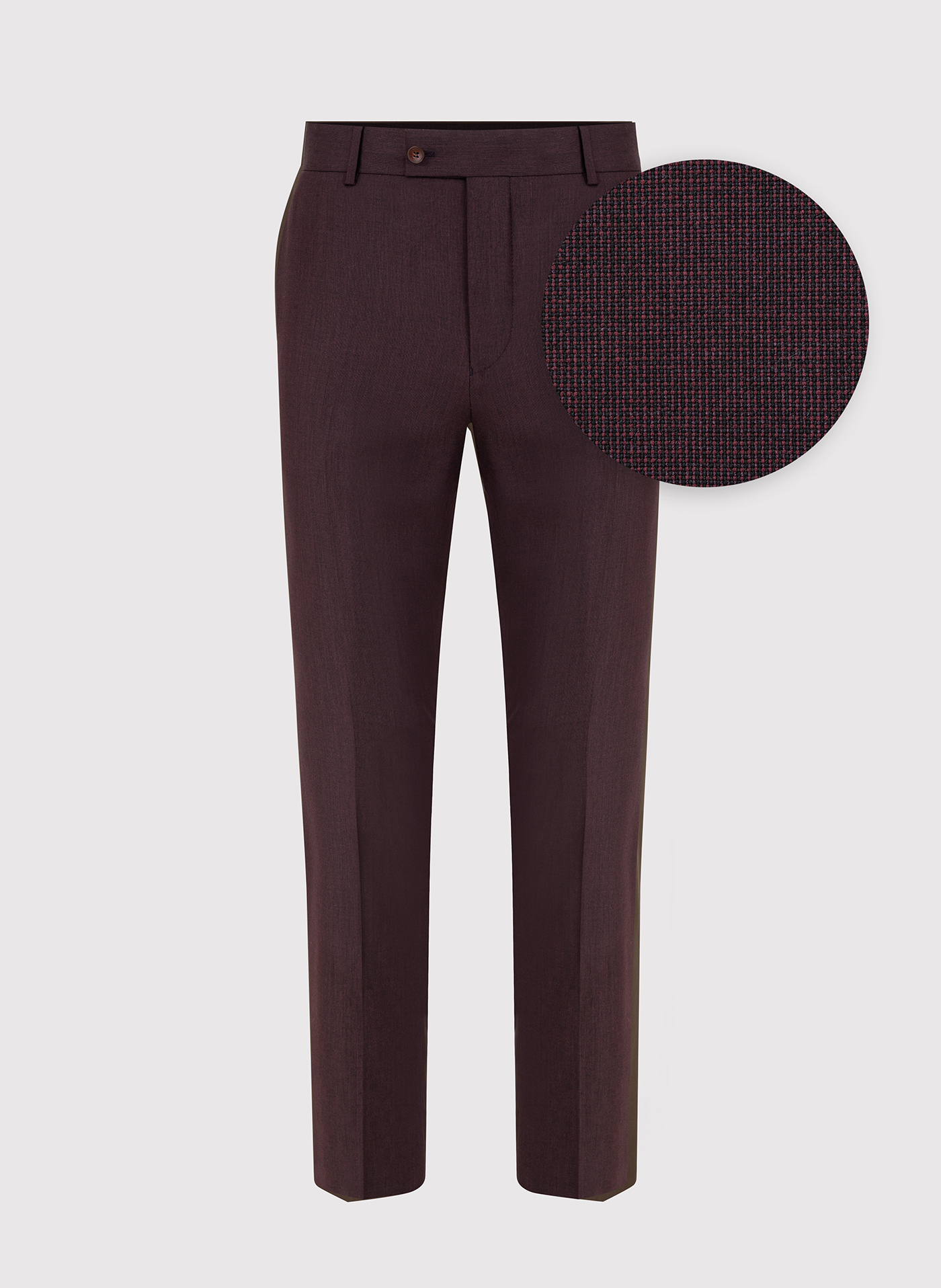 Spodnie garniturowe w kolorze burgundowym - Pako Lorente