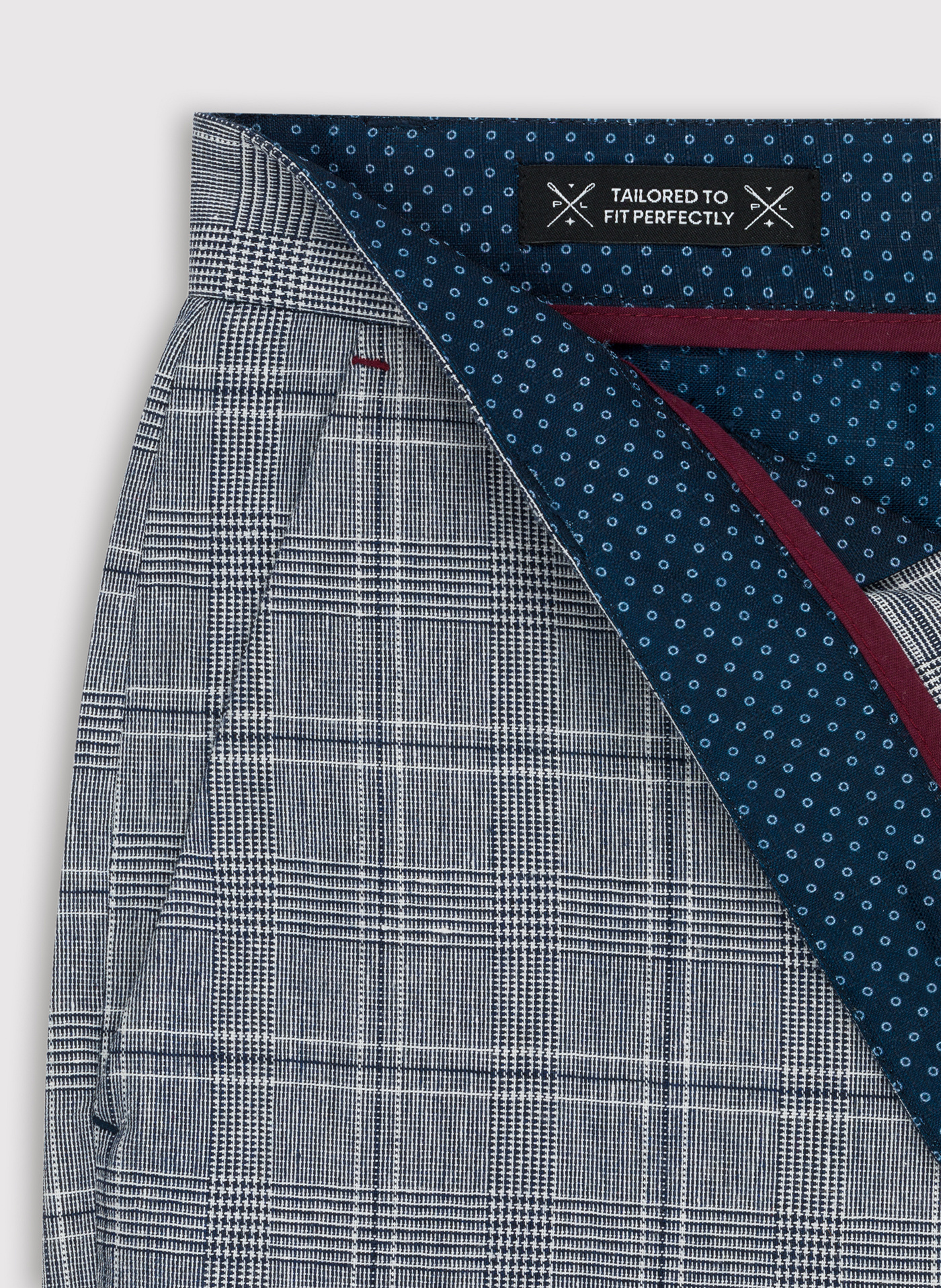 Męskie szorty w kratkę z lnem - Pako Lorente