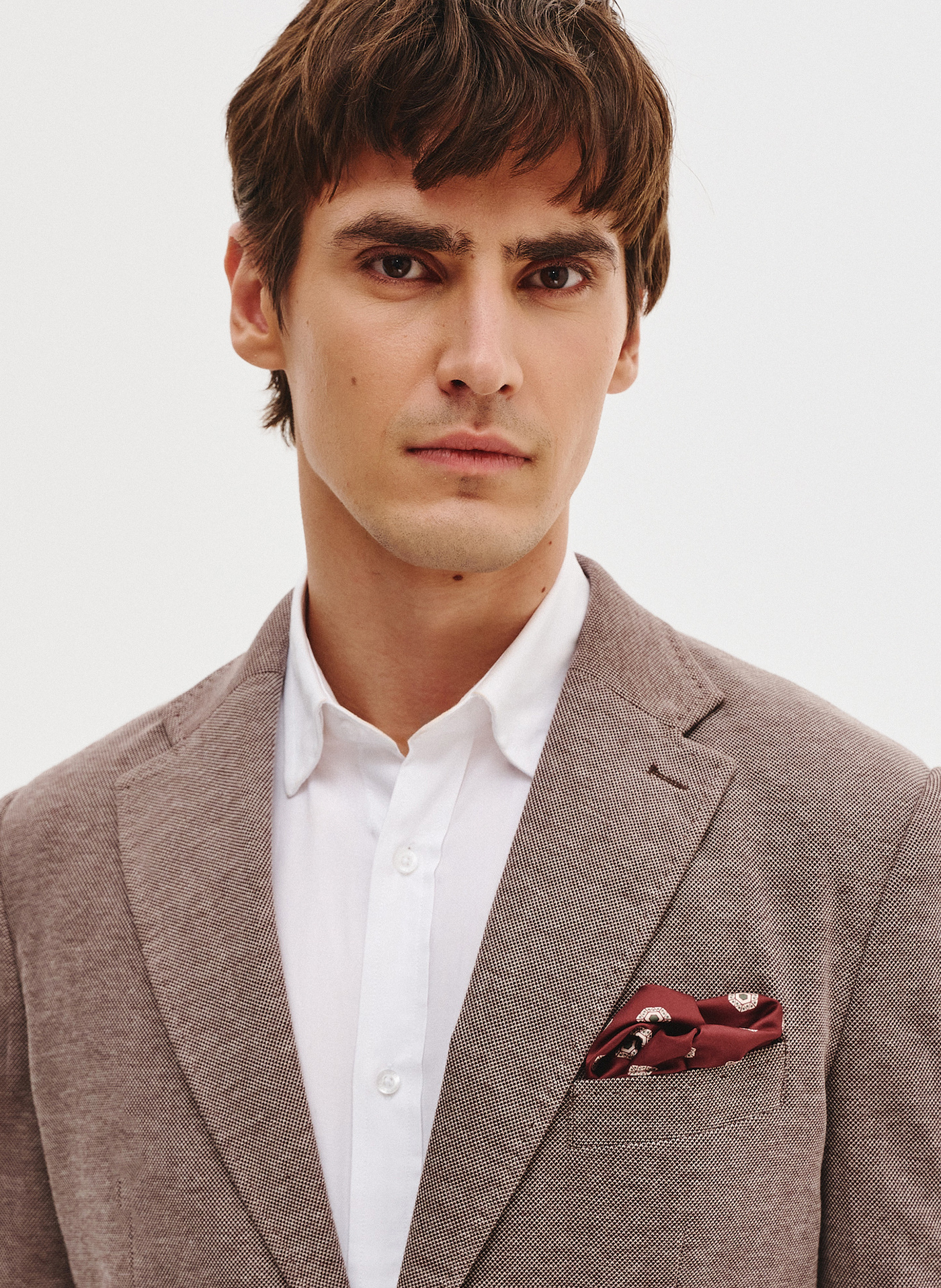 Dzianinowa marynarka w kolorze brązowym - Pako Lorente