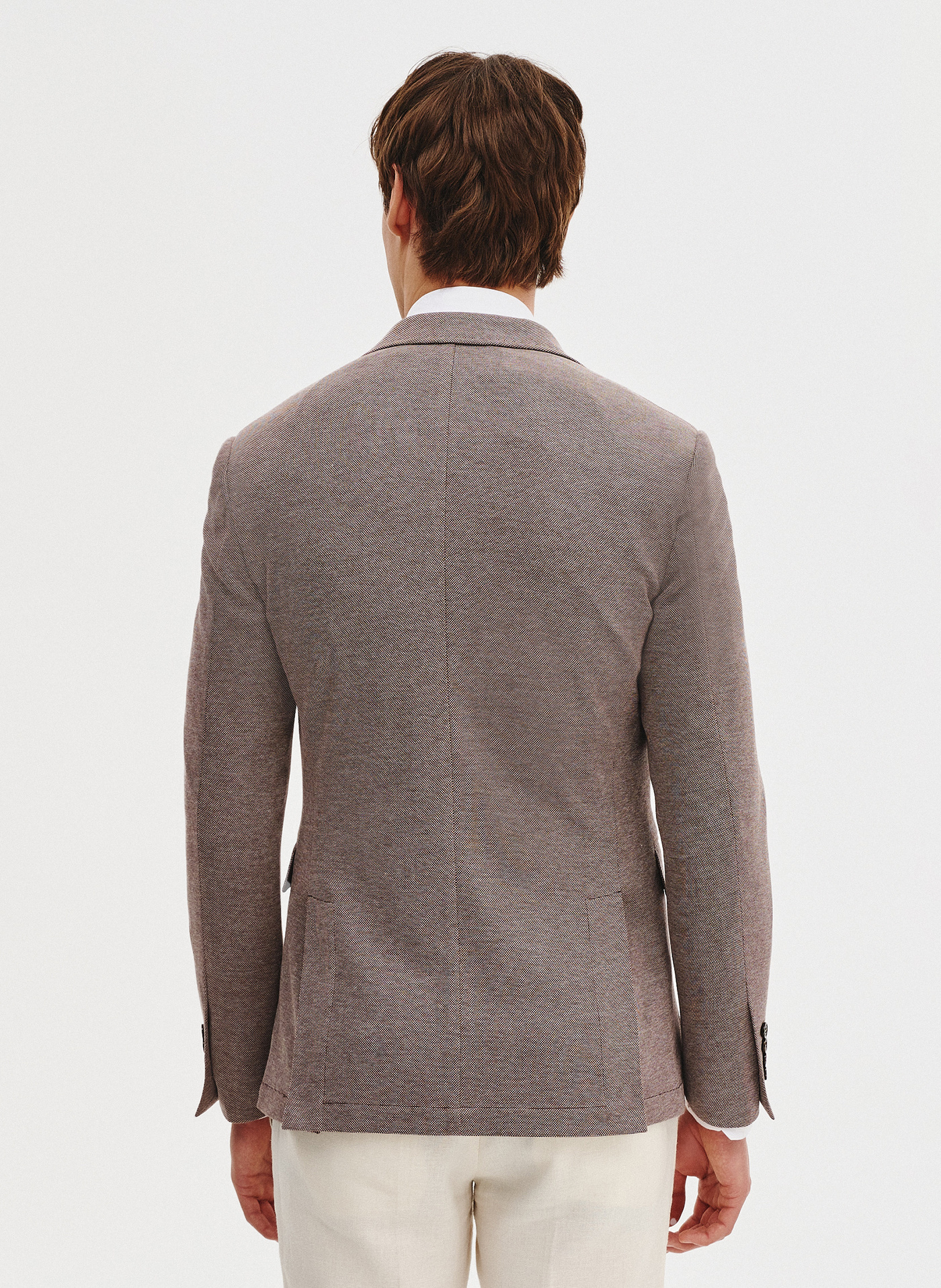 Dzianinowa marynarka w kolorze brązowym - Pako Lorente