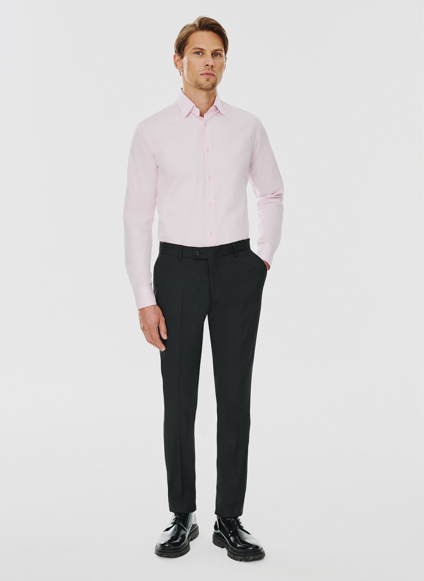 Różowa koszula męska - Pako Lorente