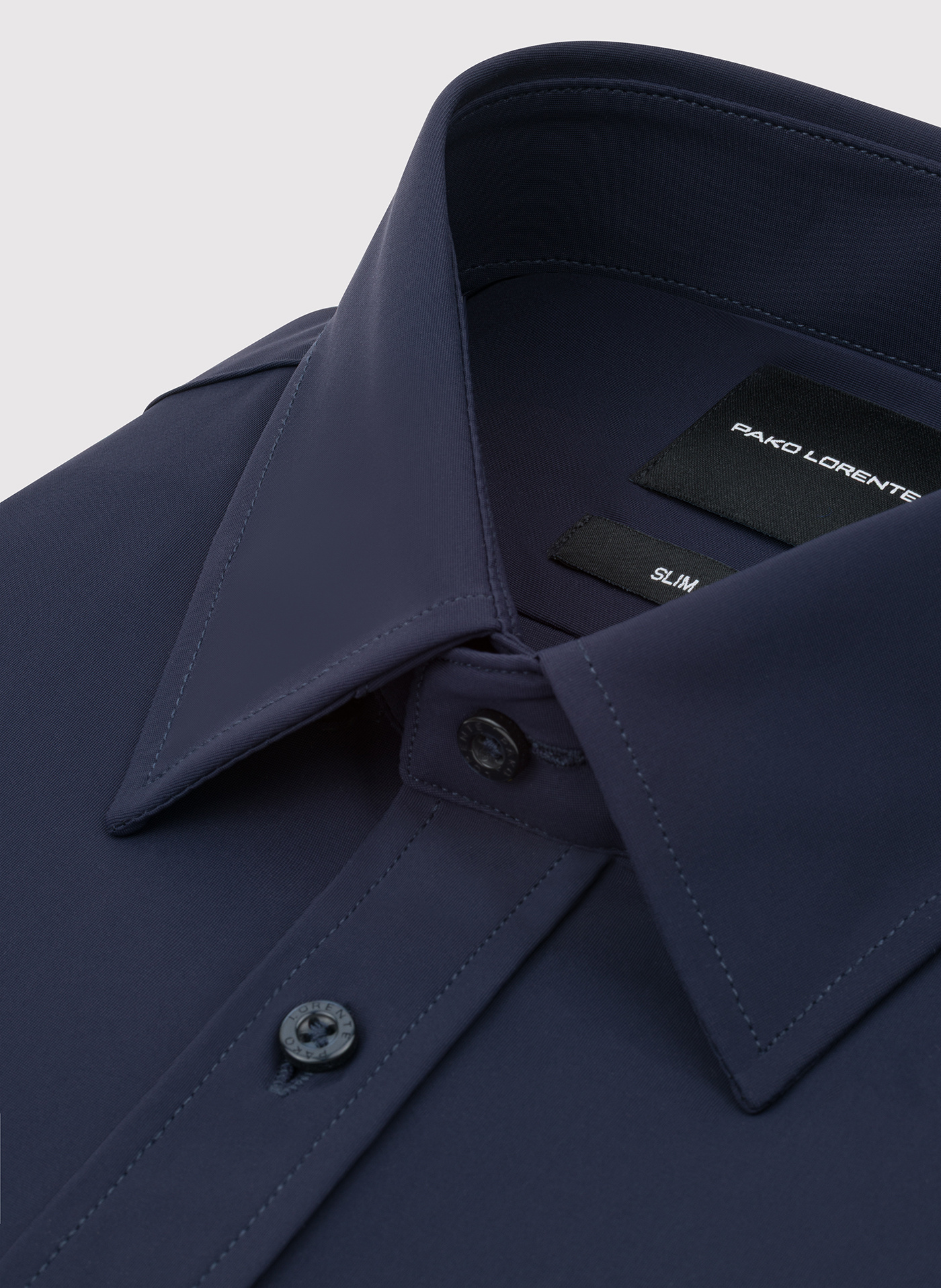 Granatowa koszula męska - Pako Lorente