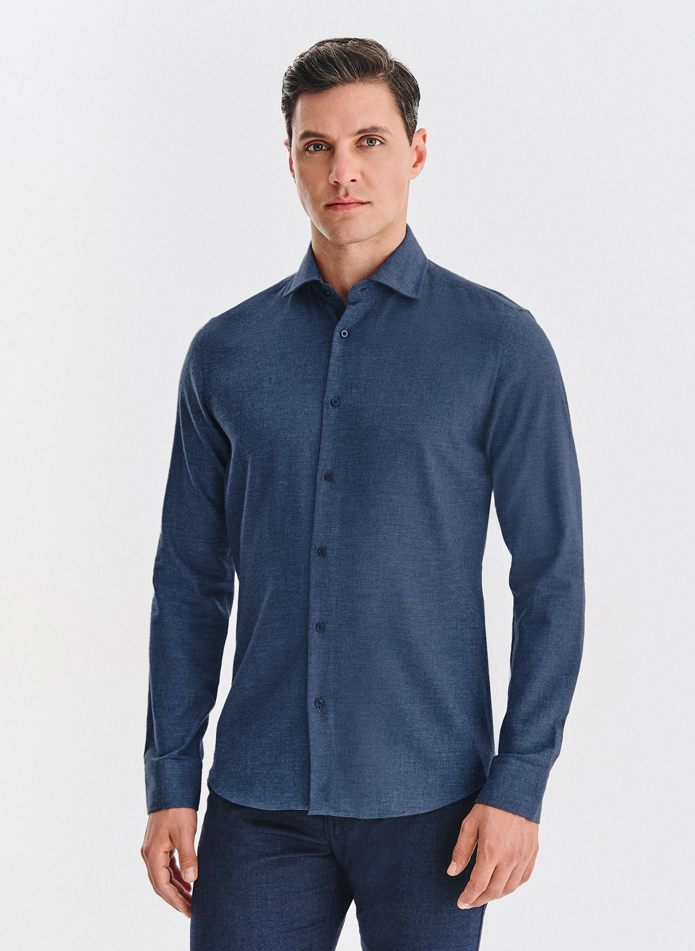 Bawełniana koszula w drobną pepitkę - Pako Lorente