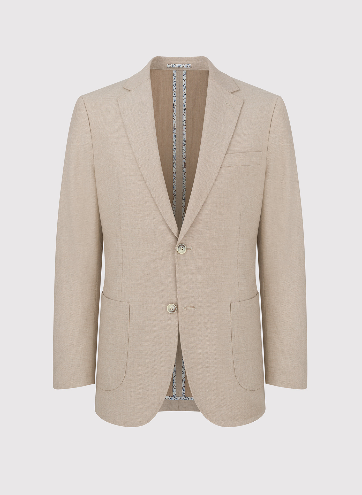 Beżowa marynarka męska bez podszewki - Pako Lorente