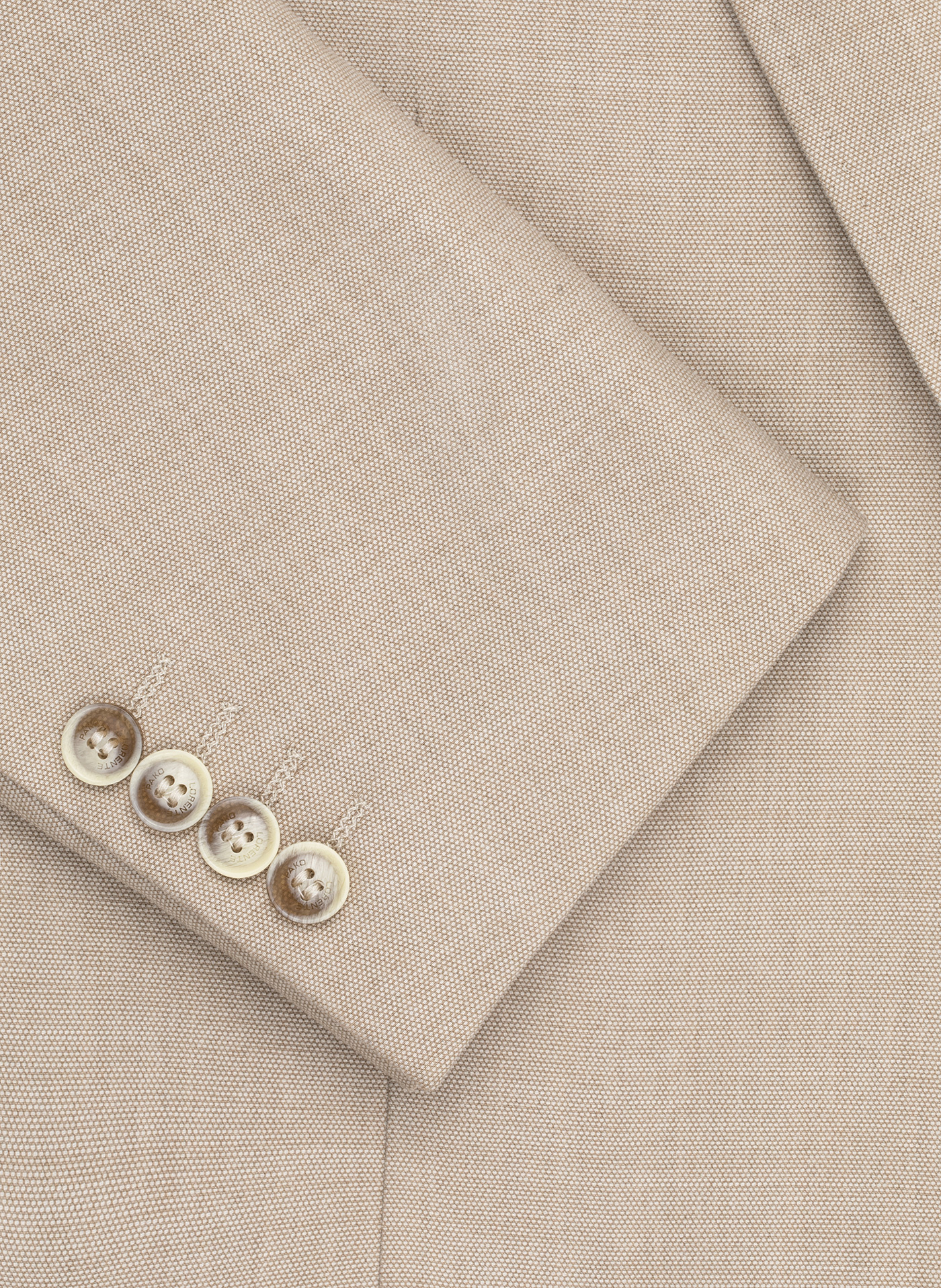 Beżowa marynarka męska bez podszewki - Pako Lorente