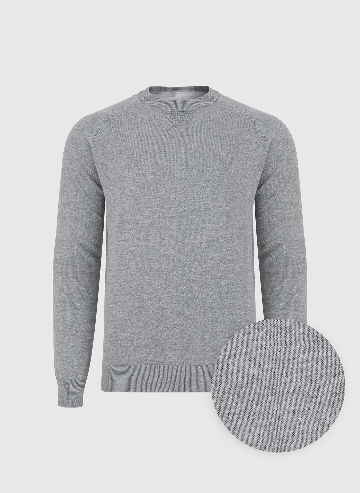 Jasnoszary sweter męski - Pako Lorente