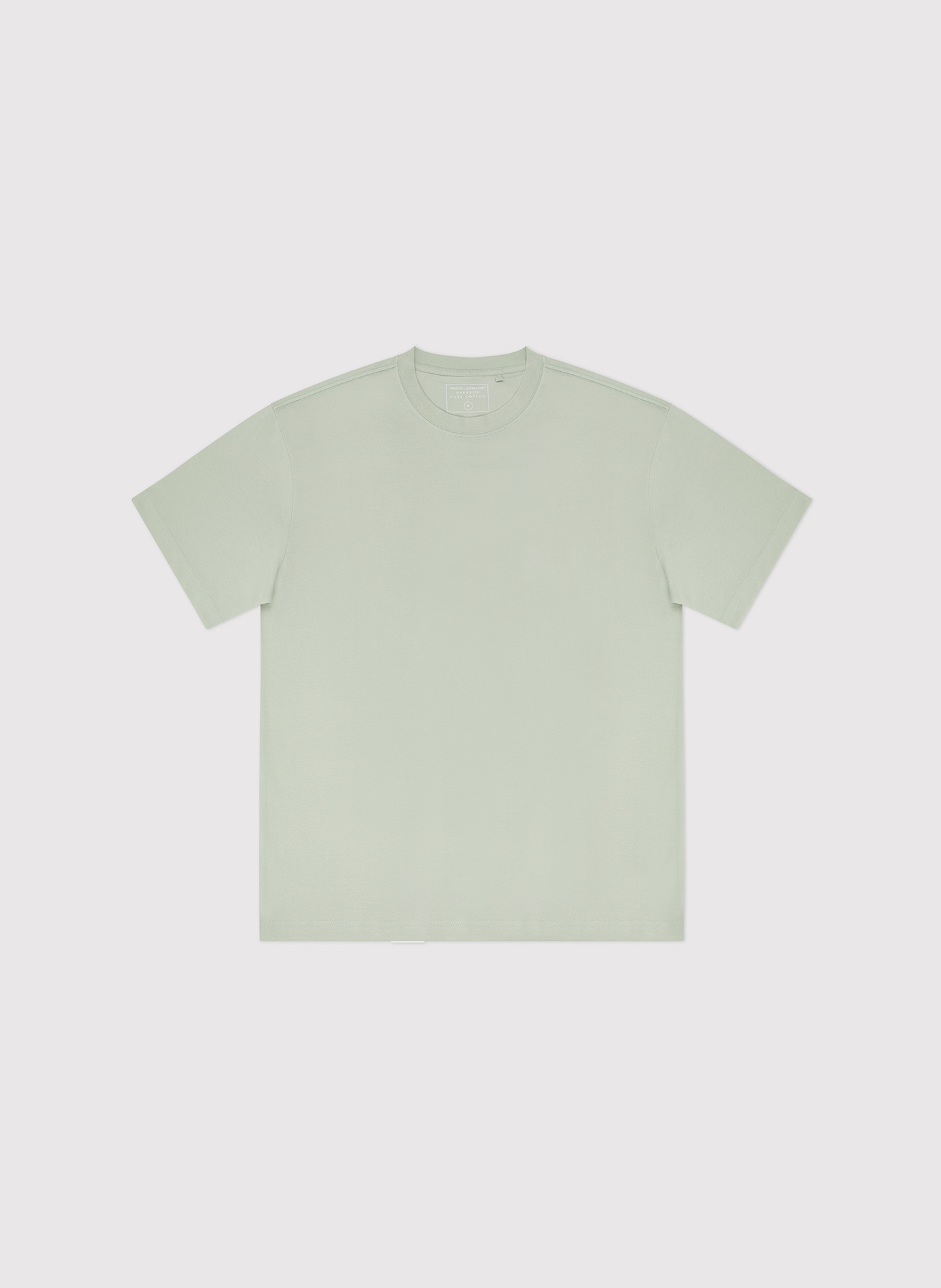 Oliwkowy t-shirt oversize - Pako Lorente