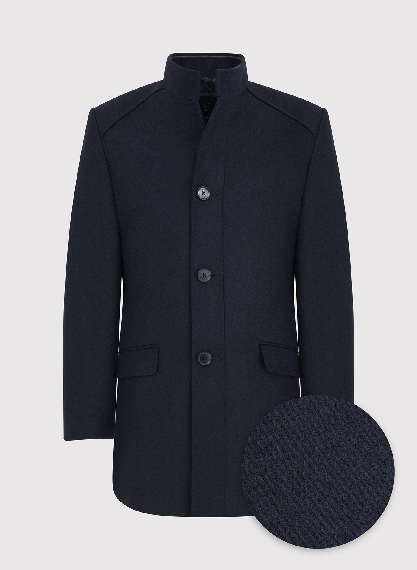 Płaszcz męski w kolorze granatowym - Pako Lorente