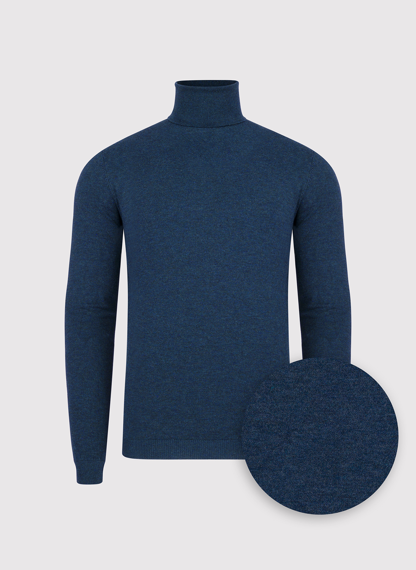 PAKO LORENTE - Golf męski w ciemnoniebieskim kolorze - Pako Lorente