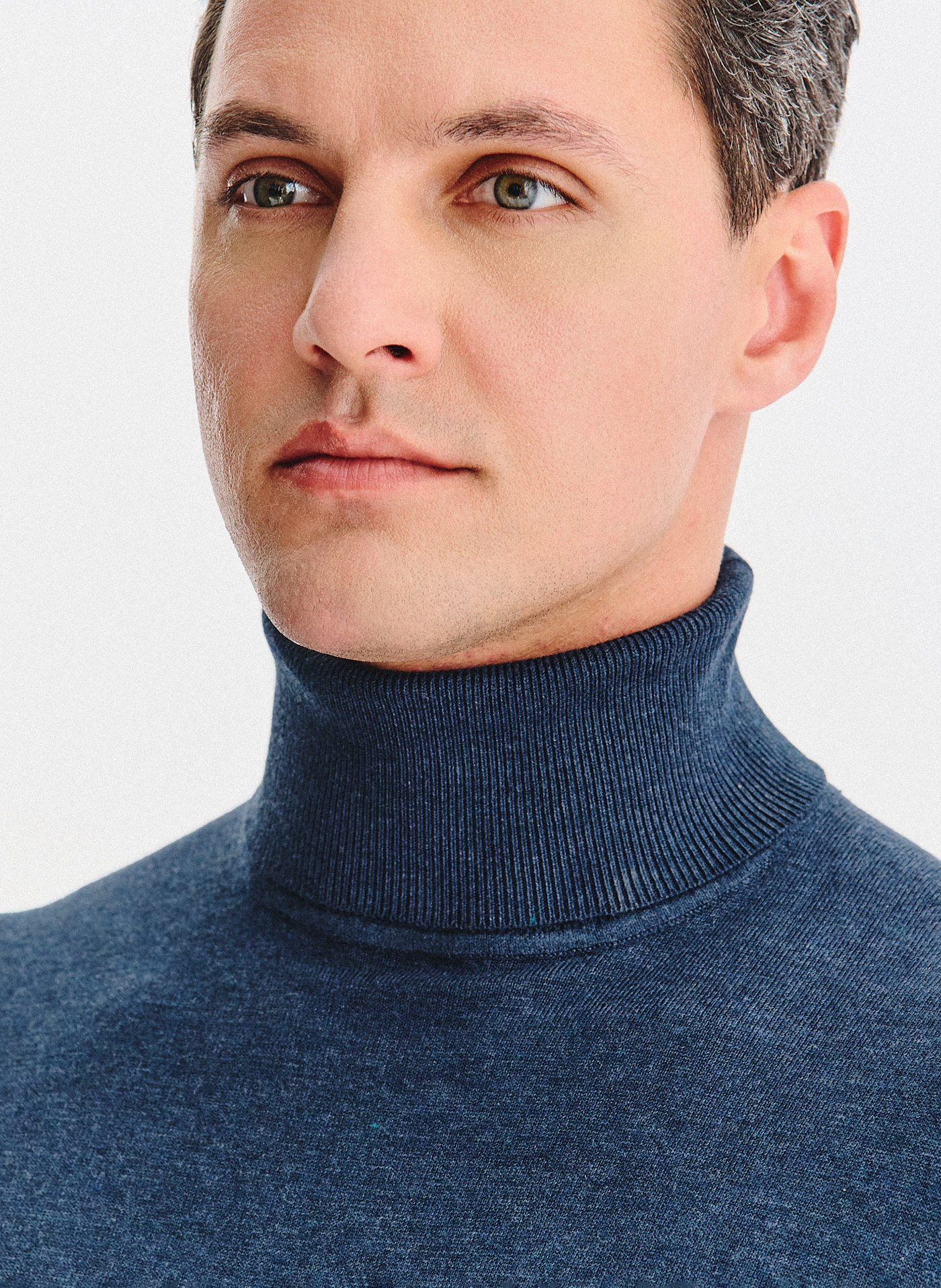 PAKO LORENTE - Golf męski w ciemnoniebieskim kolorze - Pako Lorente