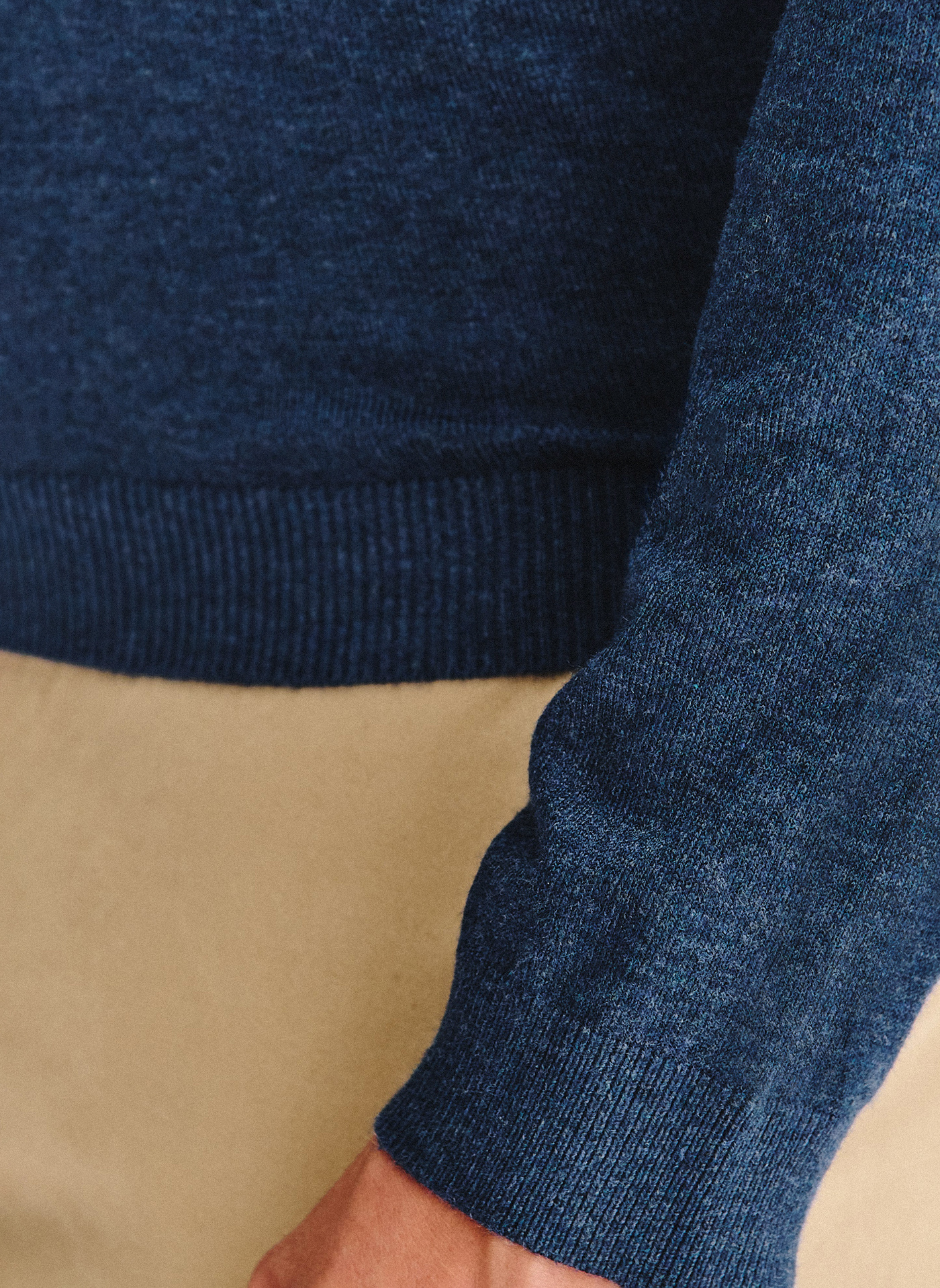 PAKO LORENTE - Golf męski w ciemnoniebieskim kolorze - Pako Lorente