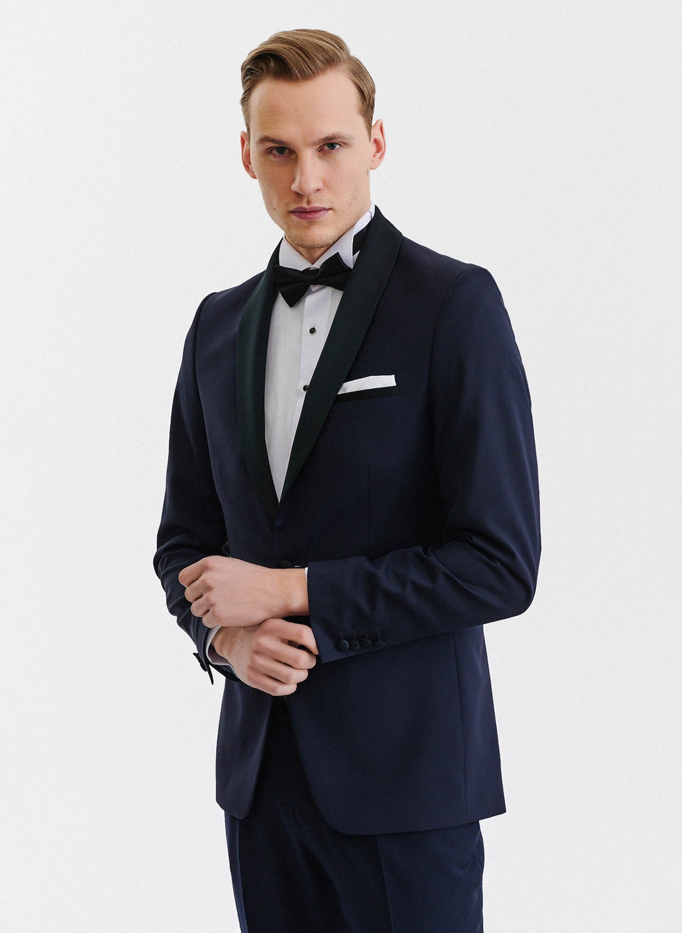 Marynarka smokingowa P000B-3S-002-G-S - Pako Lorente