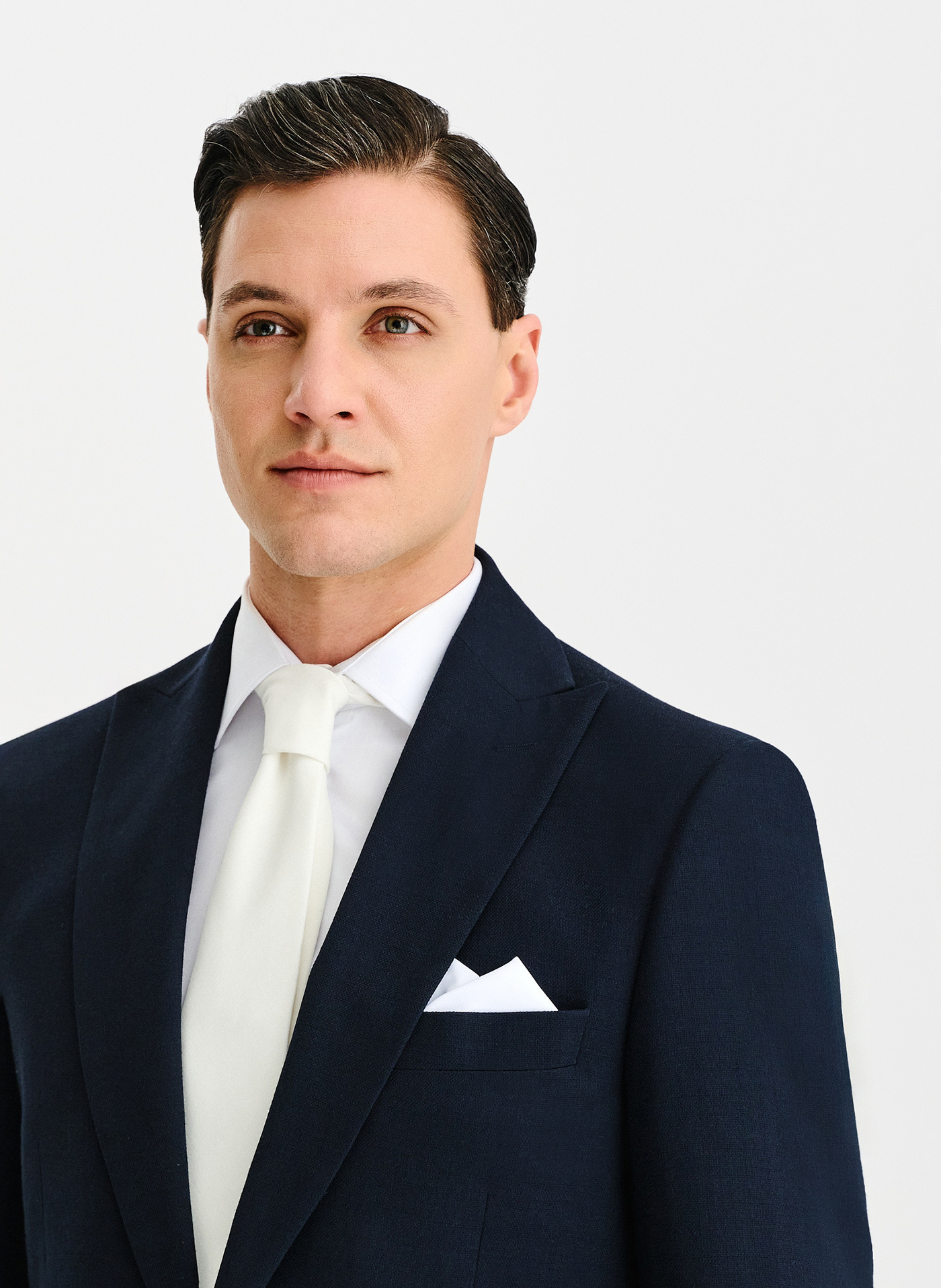 Granatowa marynarka garniturowa - Pako Lorente